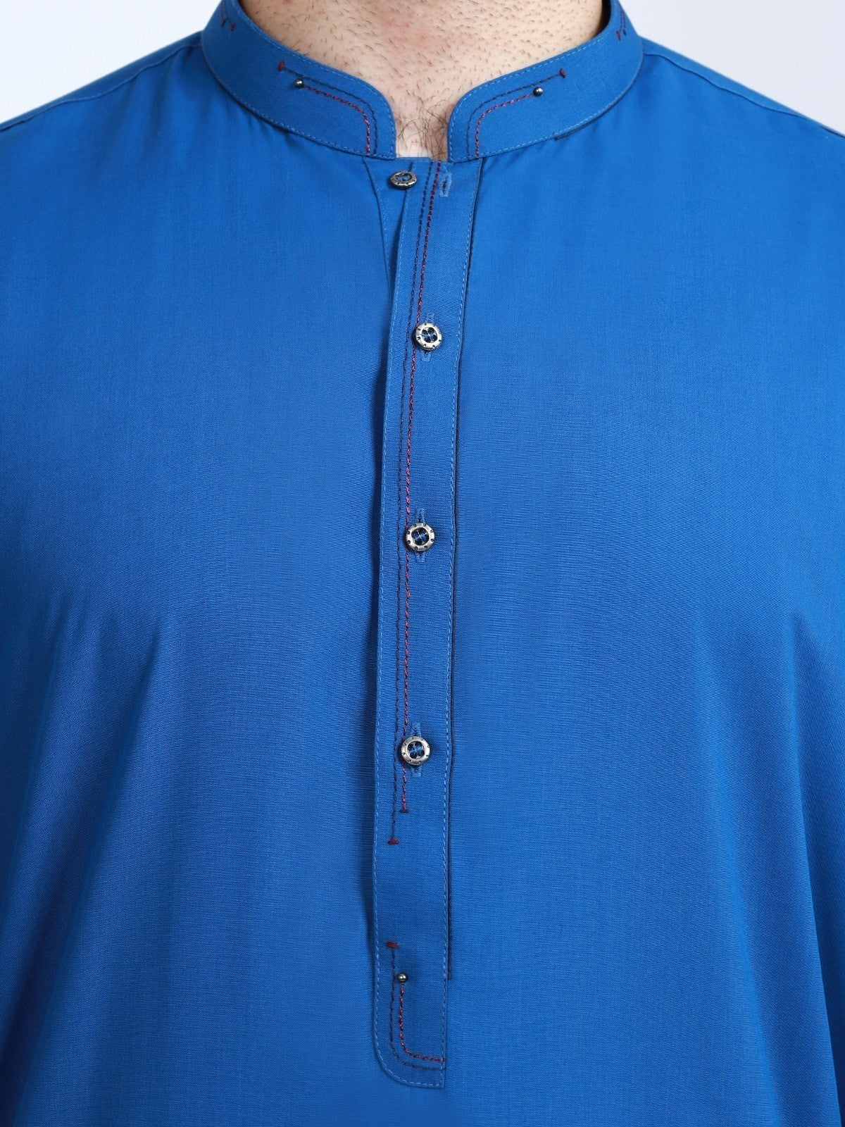 Men's Royal Blue Shalwar Kameez - EMTSW22S-99205 - Image 3