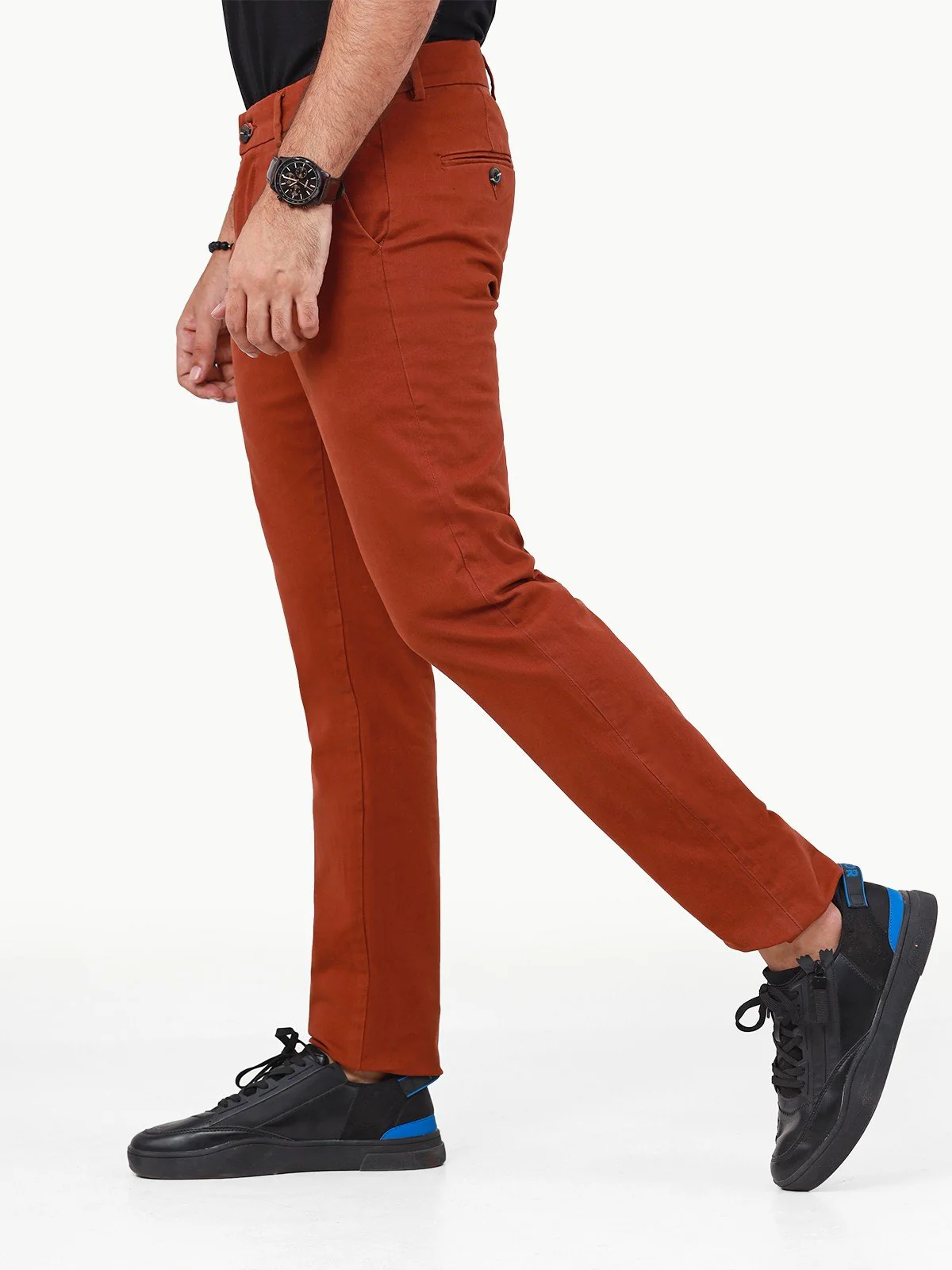 Men's Rust Chino Pant - EMBCP22-016 - Image 2