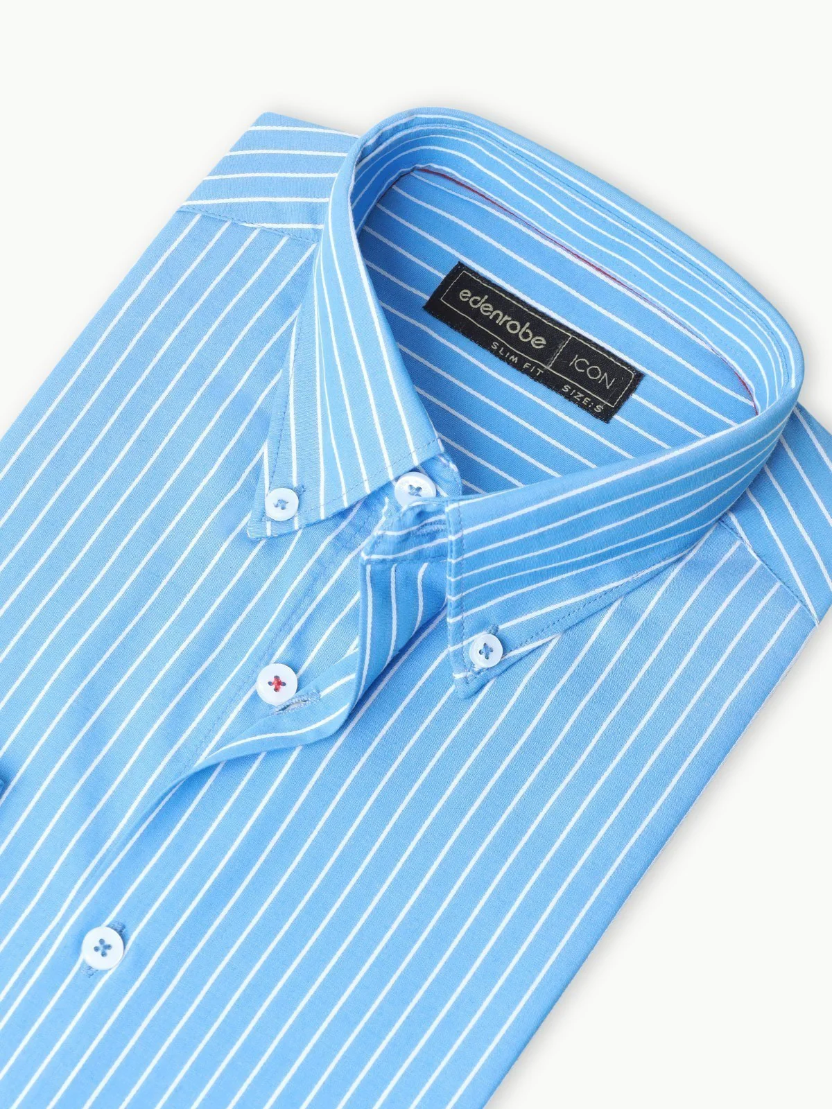 Men's Sky Blue Shirt - EMTSI22-50271 - Image 4
