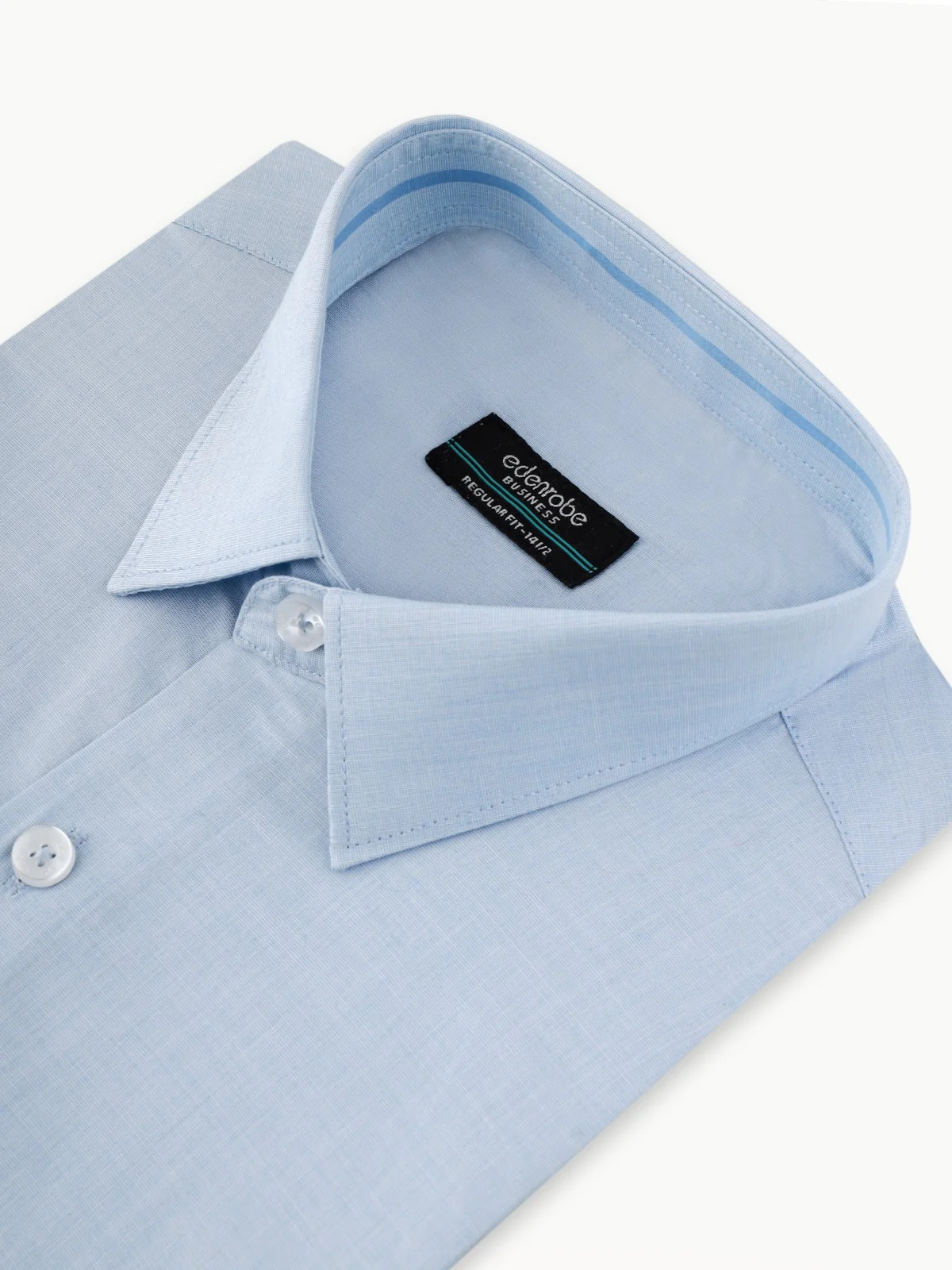 Men's Sky Blue Shirt Plain - EMTSB22-113 - Image 2