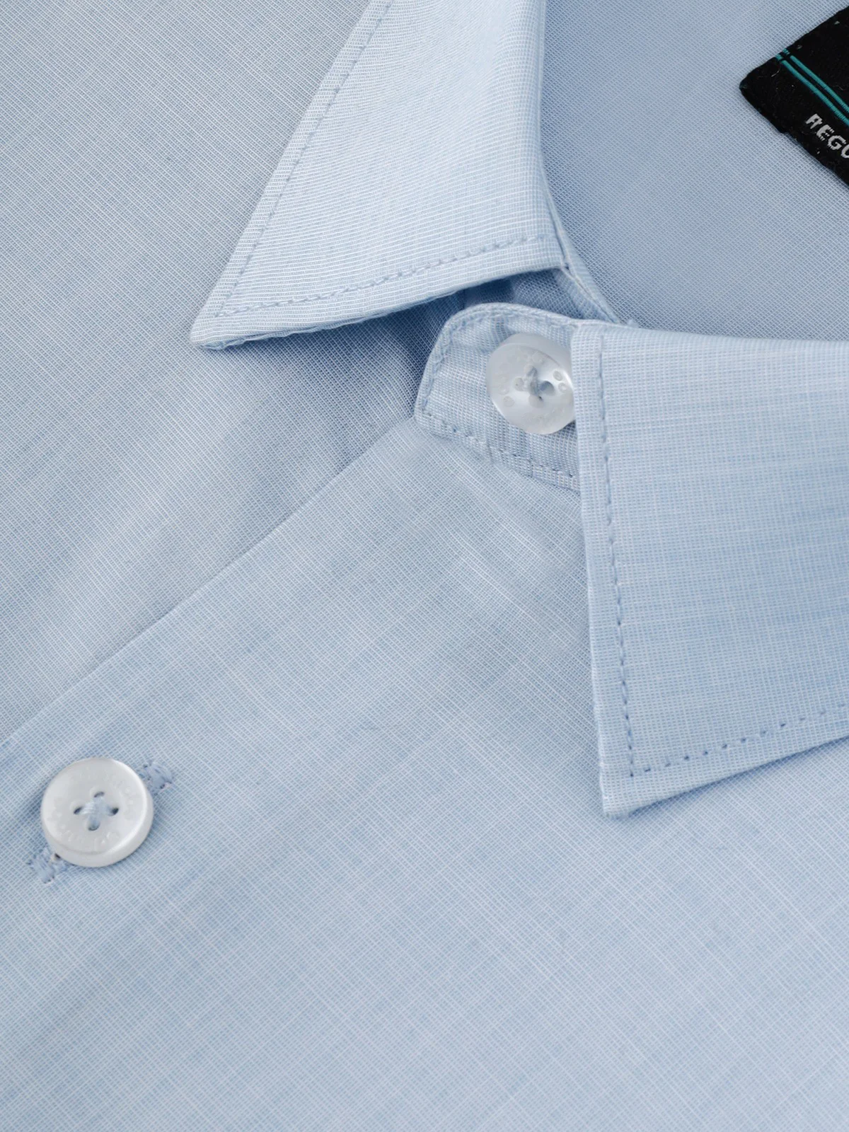 Men's Sky Blue Shirt Plain - EMTSB22-113 - Image 3