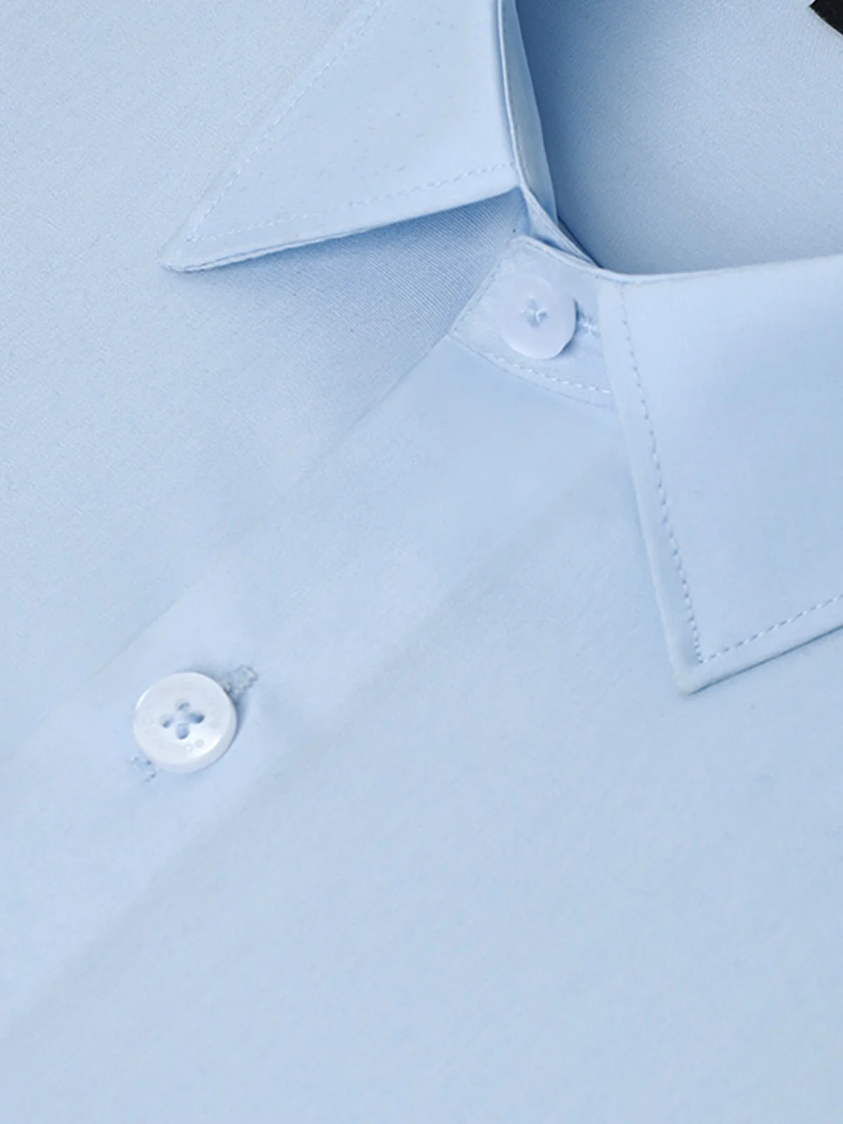 Men's Sky Blue Shirt Plain - EMTSB22-116 - Image 3