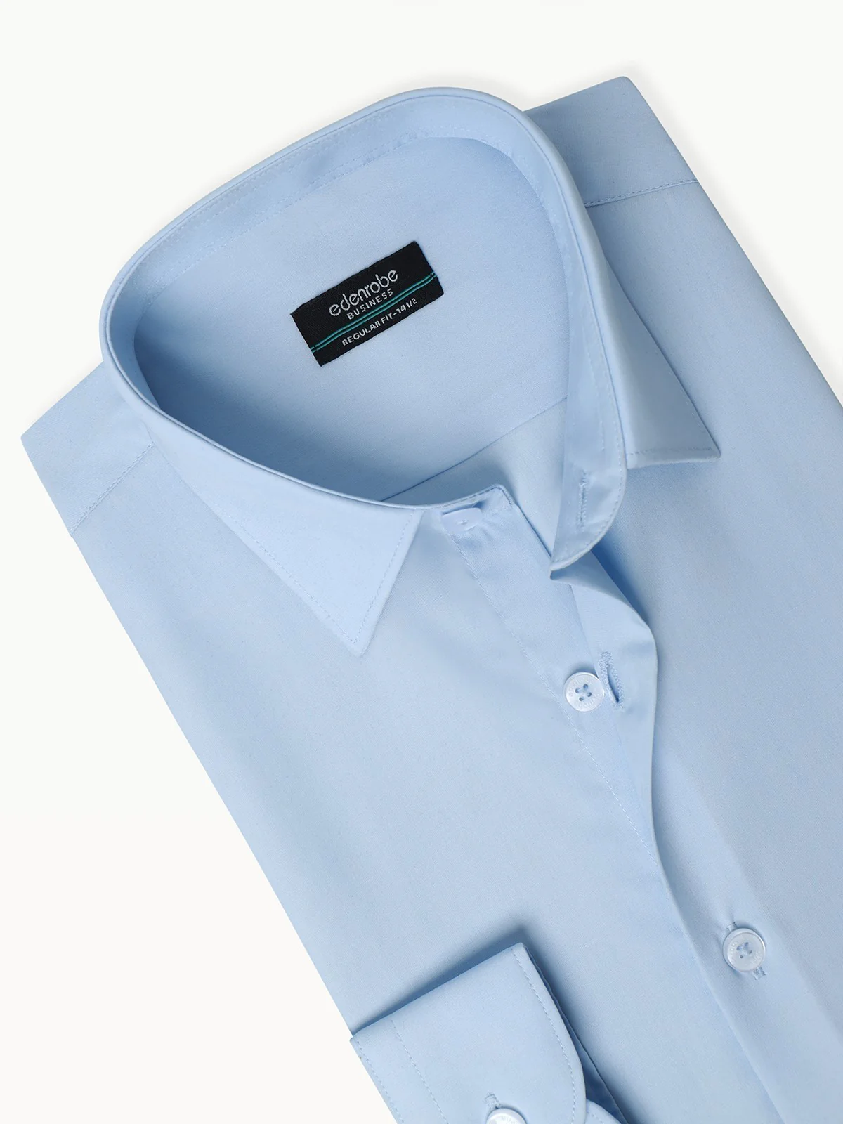 Men's Sky Blue Shirt Plain - EMTSB22-116 - Image 4