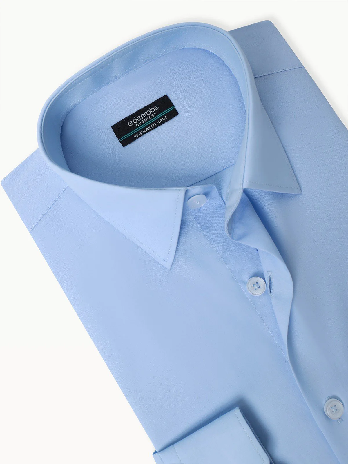 Men's Sky Blue Shirt Plain - EMTSB22-121 - Image 4