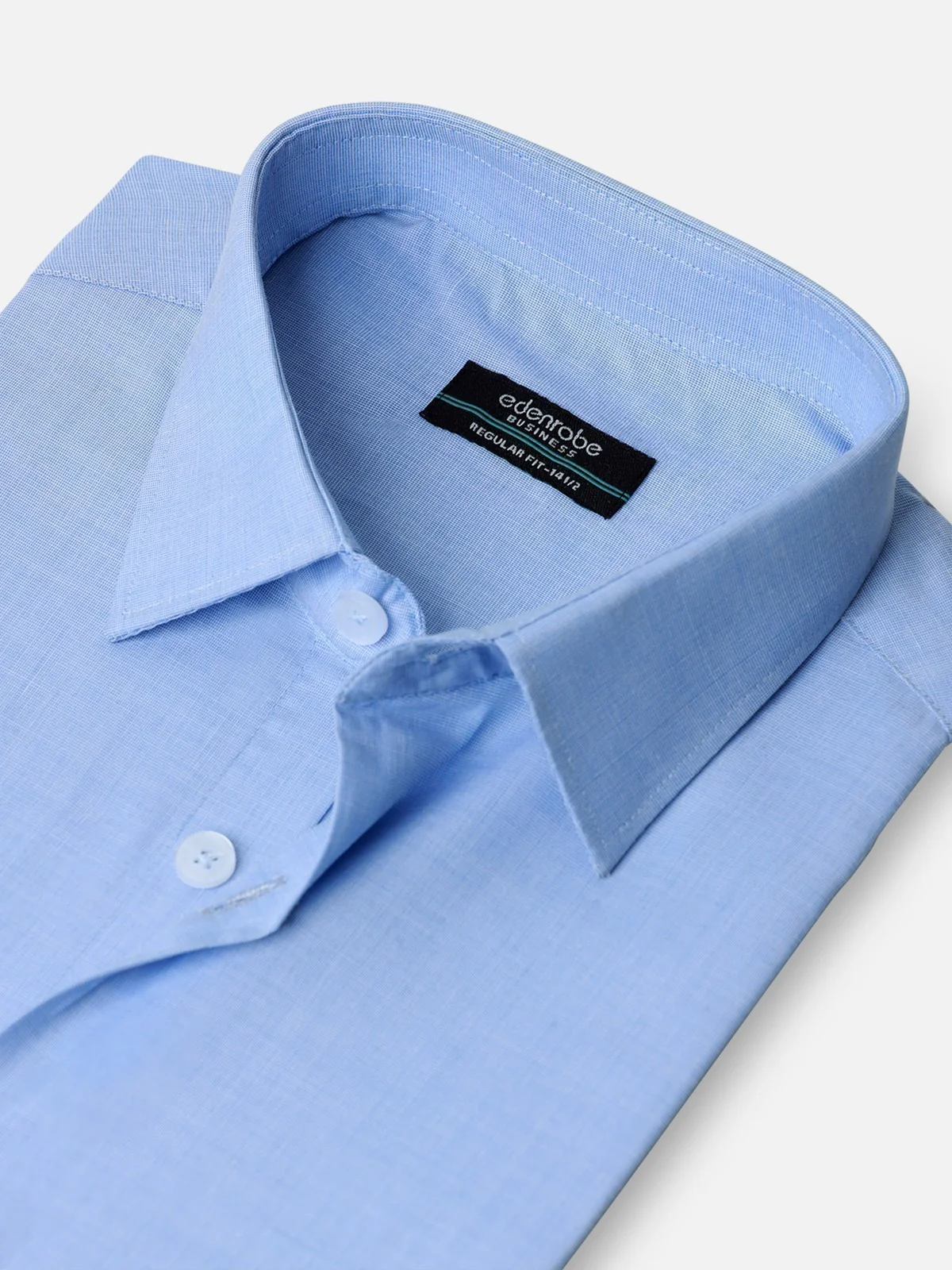 Men's Sky Blue Shirt Plain - EMTSB22-129 - Image 2