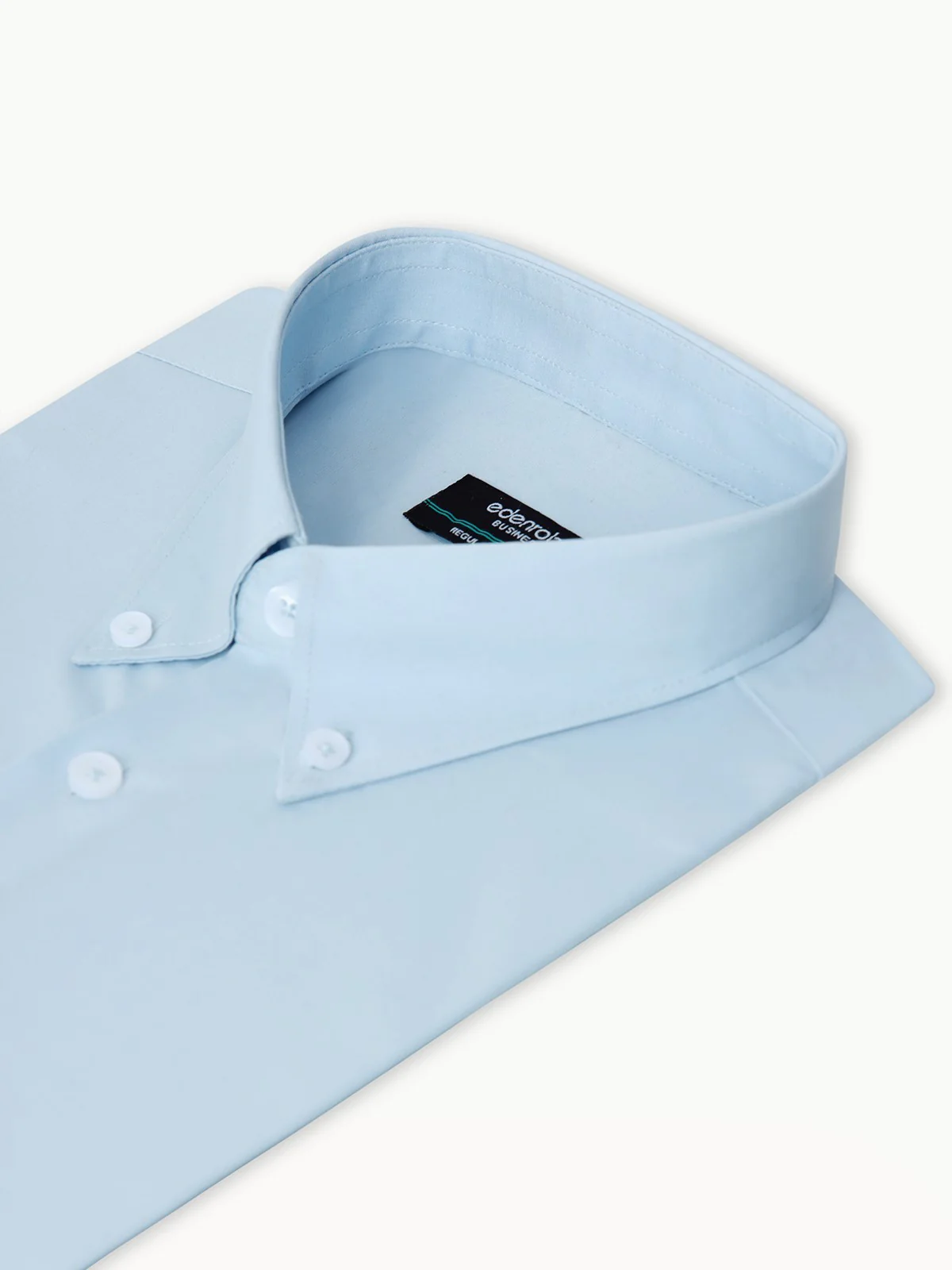 Men's Sky Blue Shirt Plain - EMTSB22-138 - Image 2