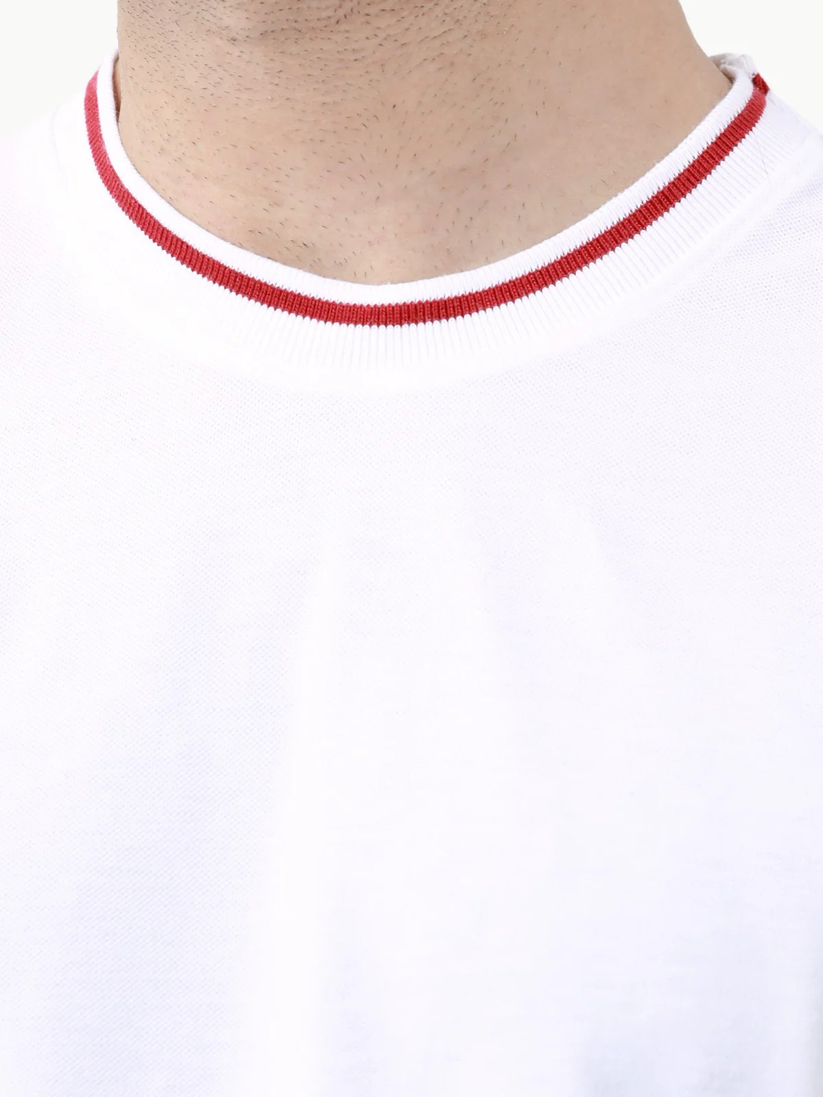 Men's White Graphic Tee - EMTGT23-014 - Image 3