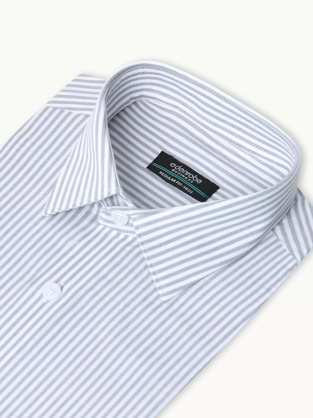 Men's White & Grey Shirt - EMTSB23-150 - Image 2