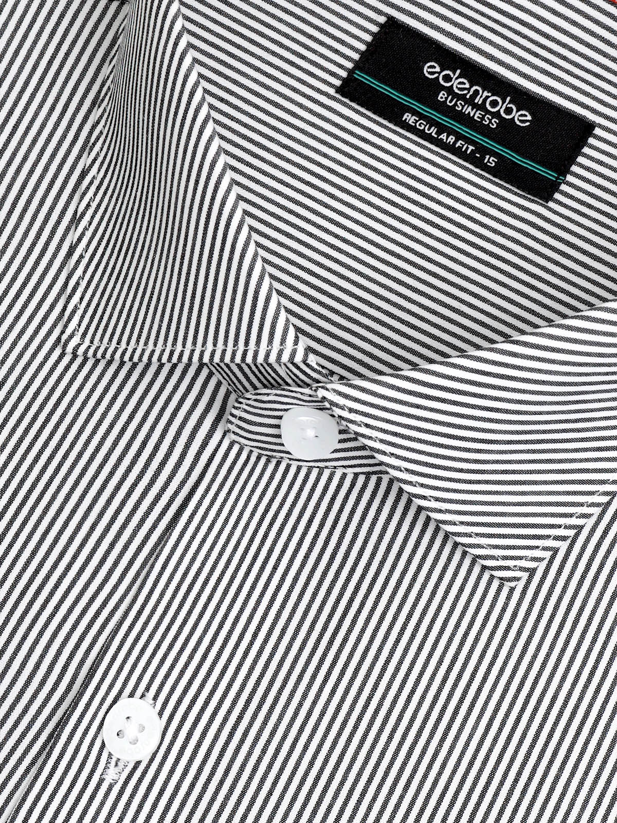 Men's White & Grey Shirt - EMTSB23-160 - Image 3