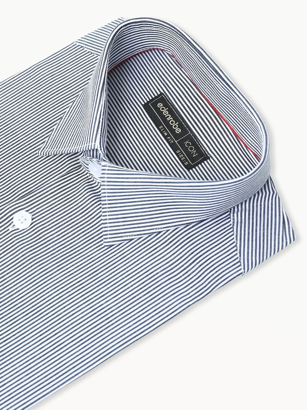 Men's White & Grey Shirt - EMTSI22-50269 - Image 2
