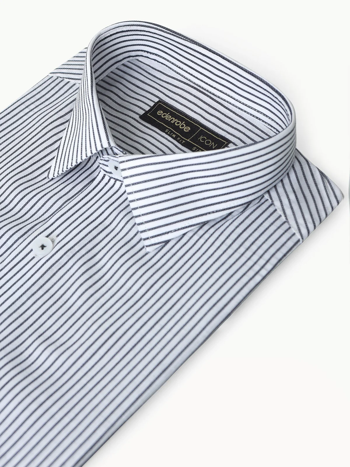 Men's White & Grey Shirt - EMTSI22-50283 - Image 2