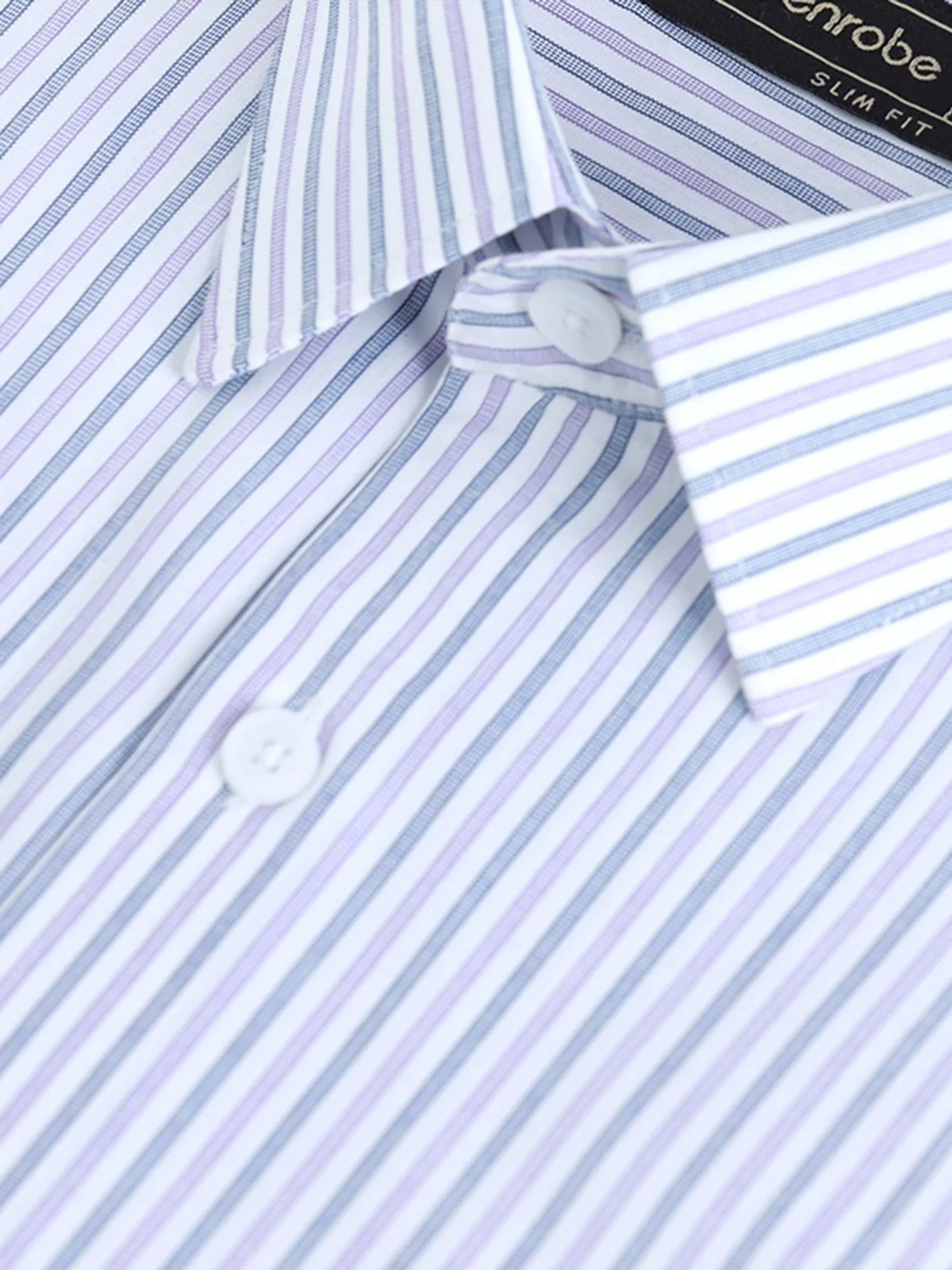 Men's White Multi Shirt - EMTSI22-50279 - Image 3
