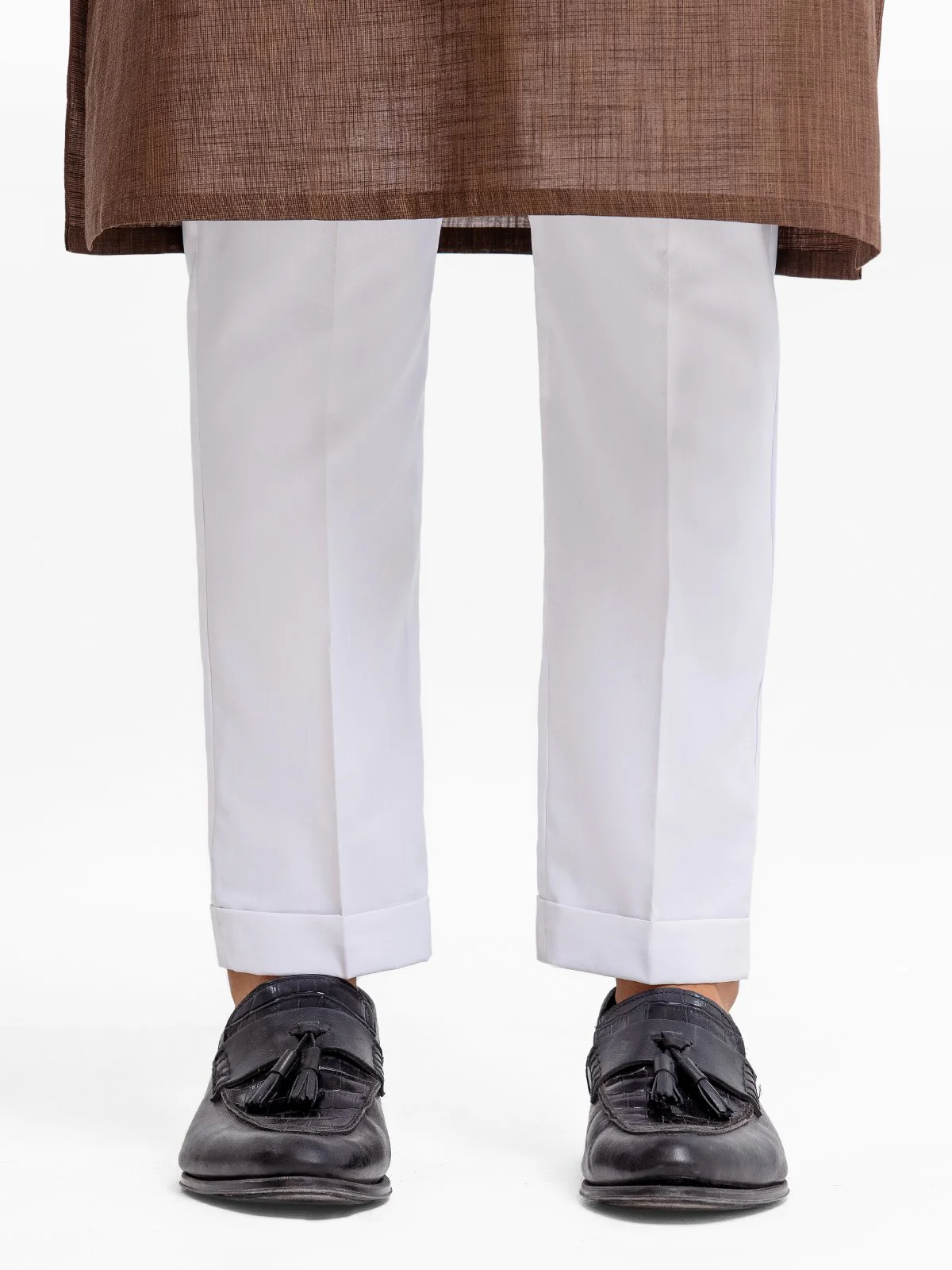 Men's White Pajama - EMBP23-9918 - Image 4