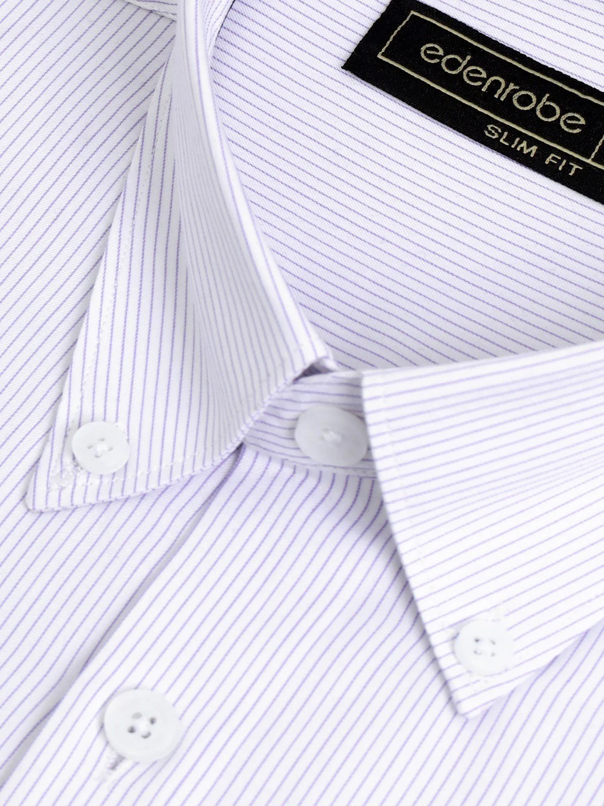 Men's White & Purple Shirt - EMTSI23-50663 - Image 3