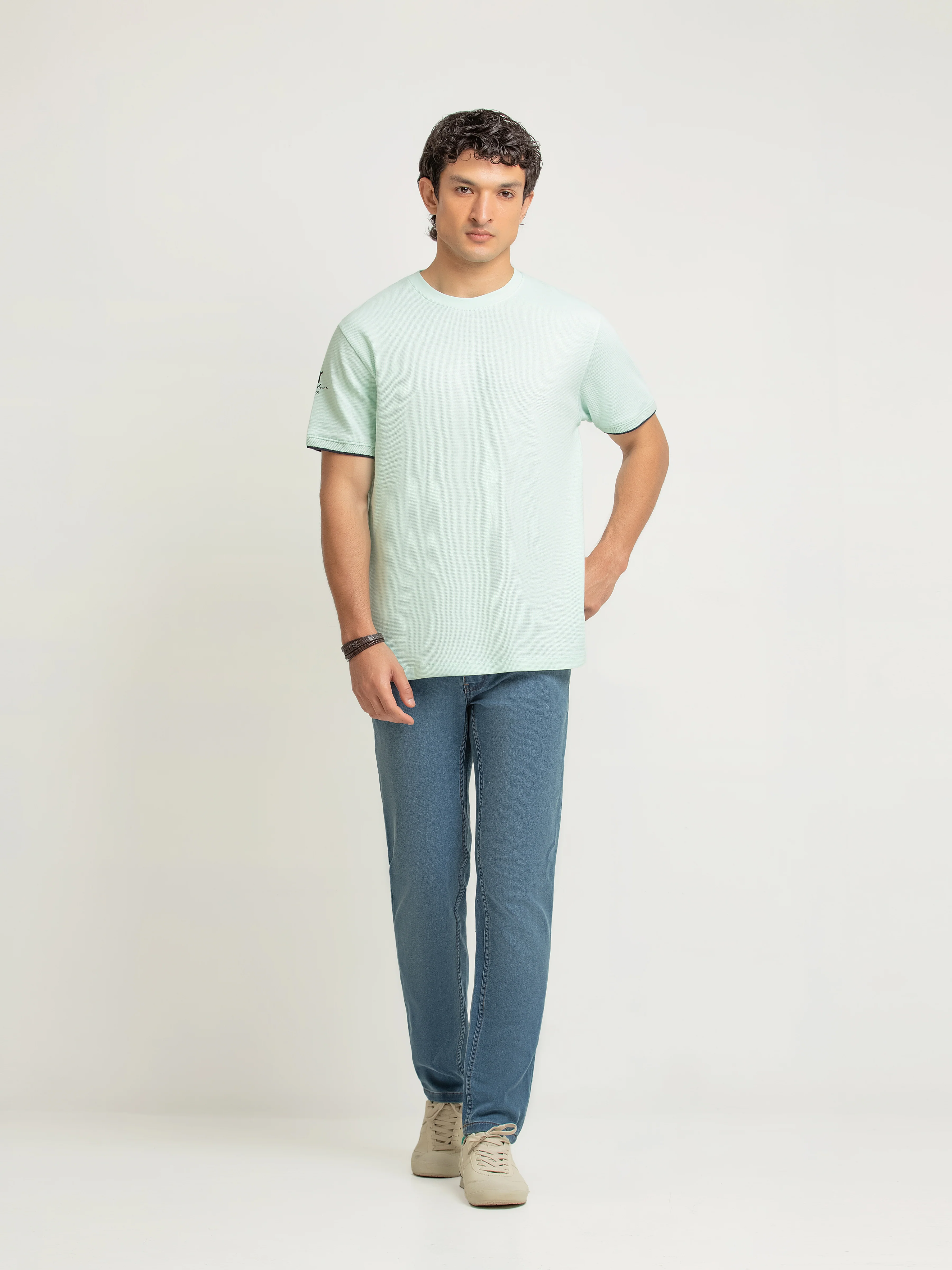 Men's Aqua Graphic Tee - EMTGT6-006 - Image 2
