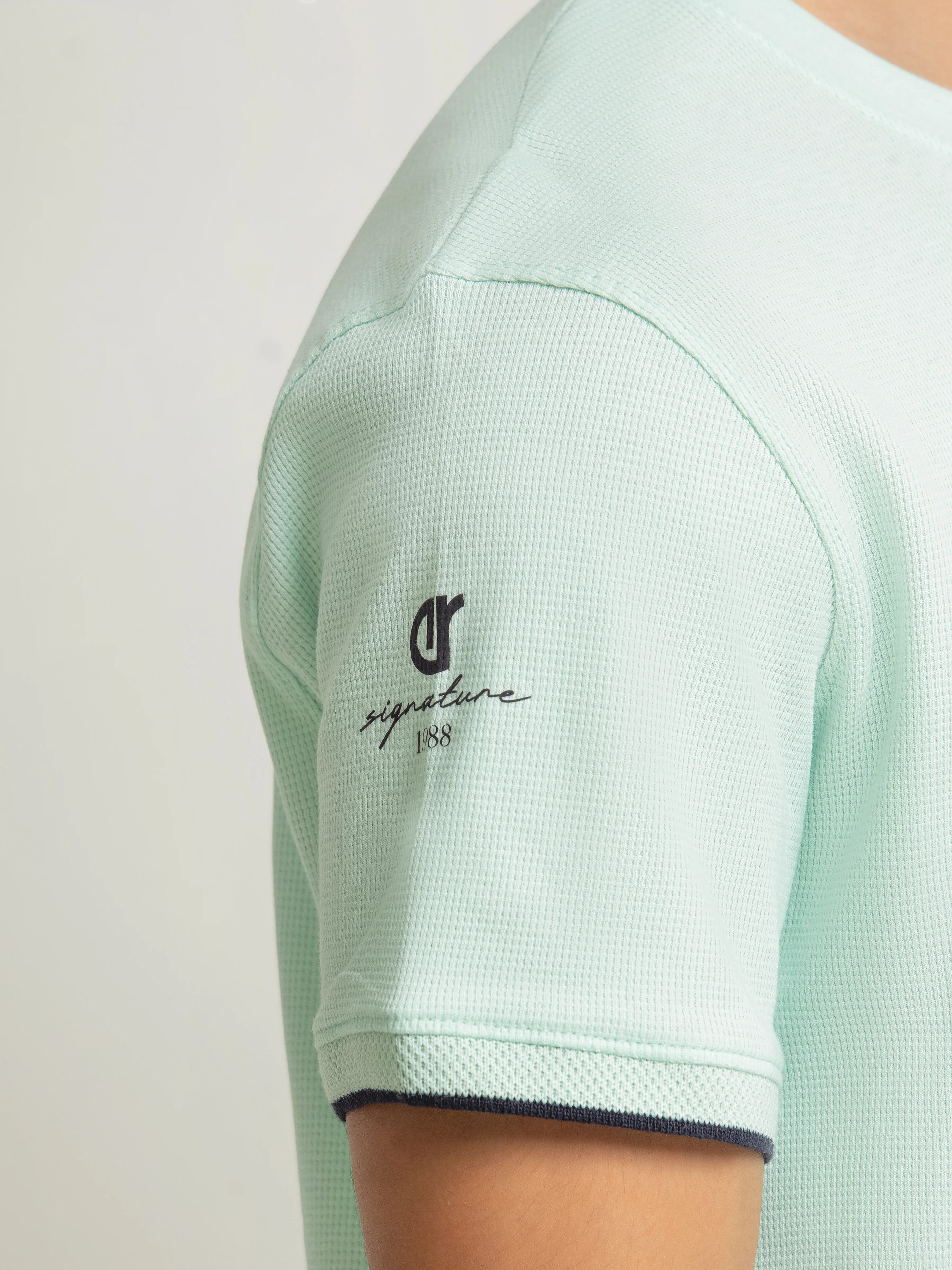 Men's Aqua Graphic Tee - EMTGT6-006 - Image 4