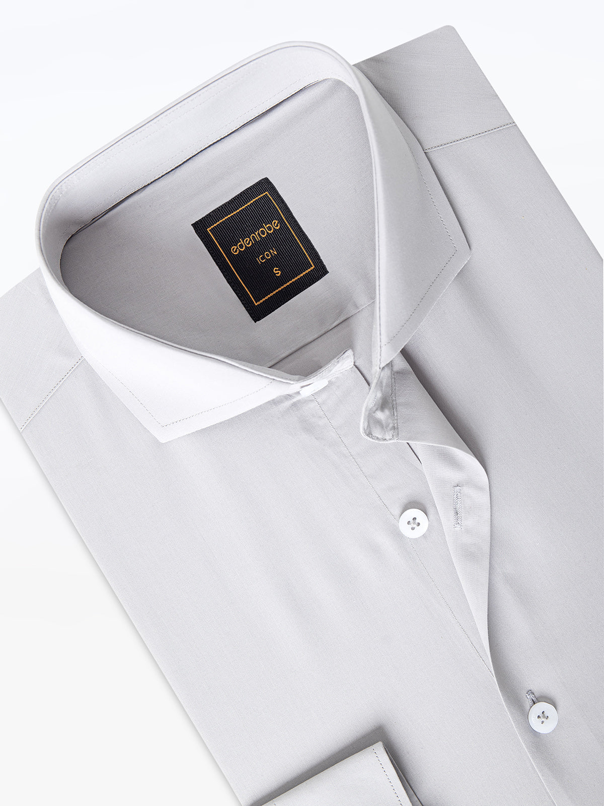 Men's Ash Grey Shirt - EMTSI24-50687 - Image 2