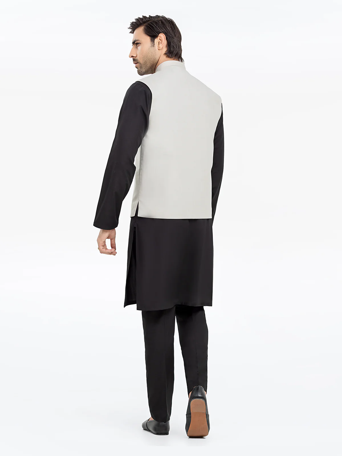 Men's Ash Grey Waist Coat - EMTWCP24-35922 - Image 5