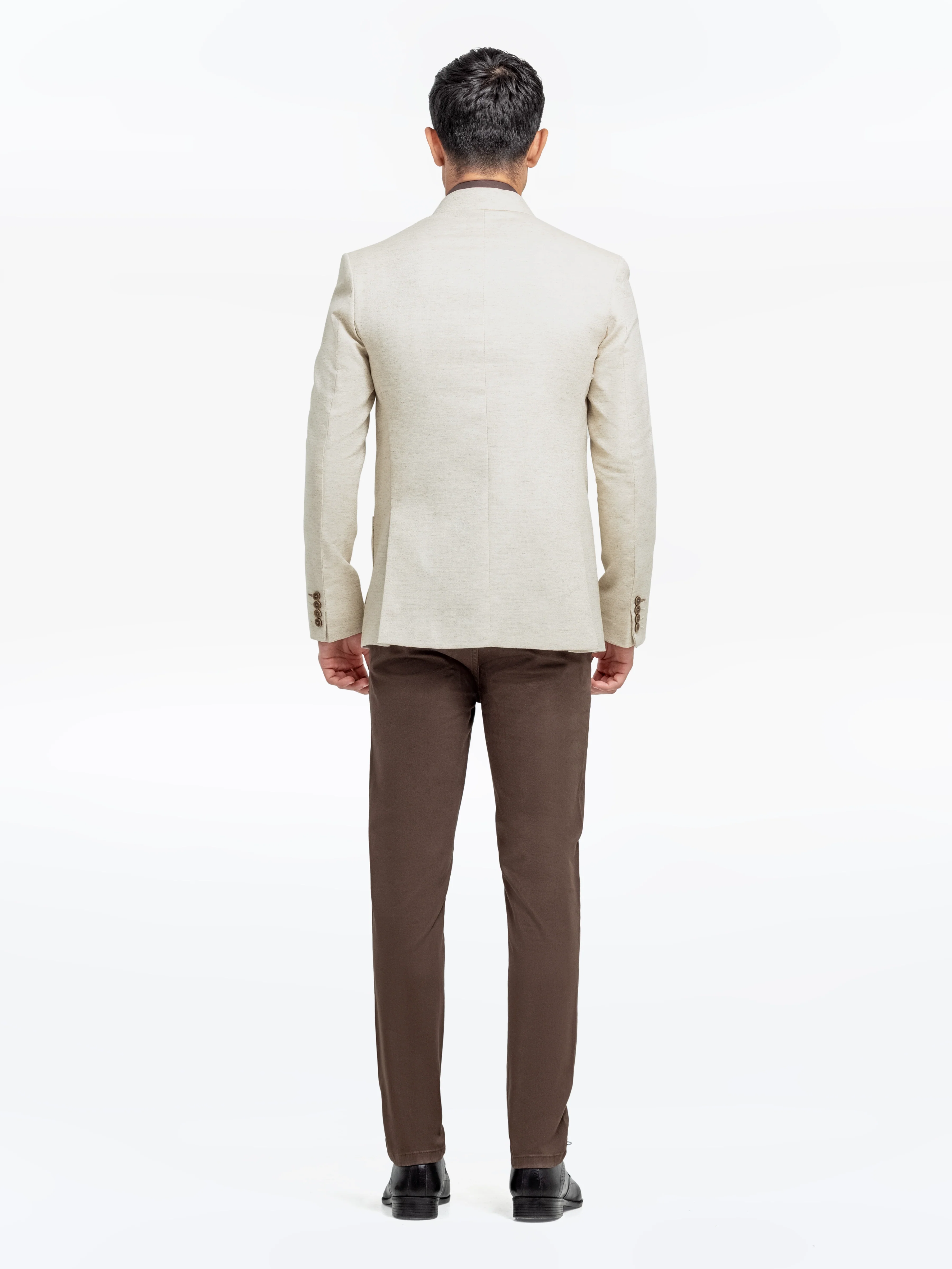 Men's Beige Blazer - EMTB24-6882 - Image 6
