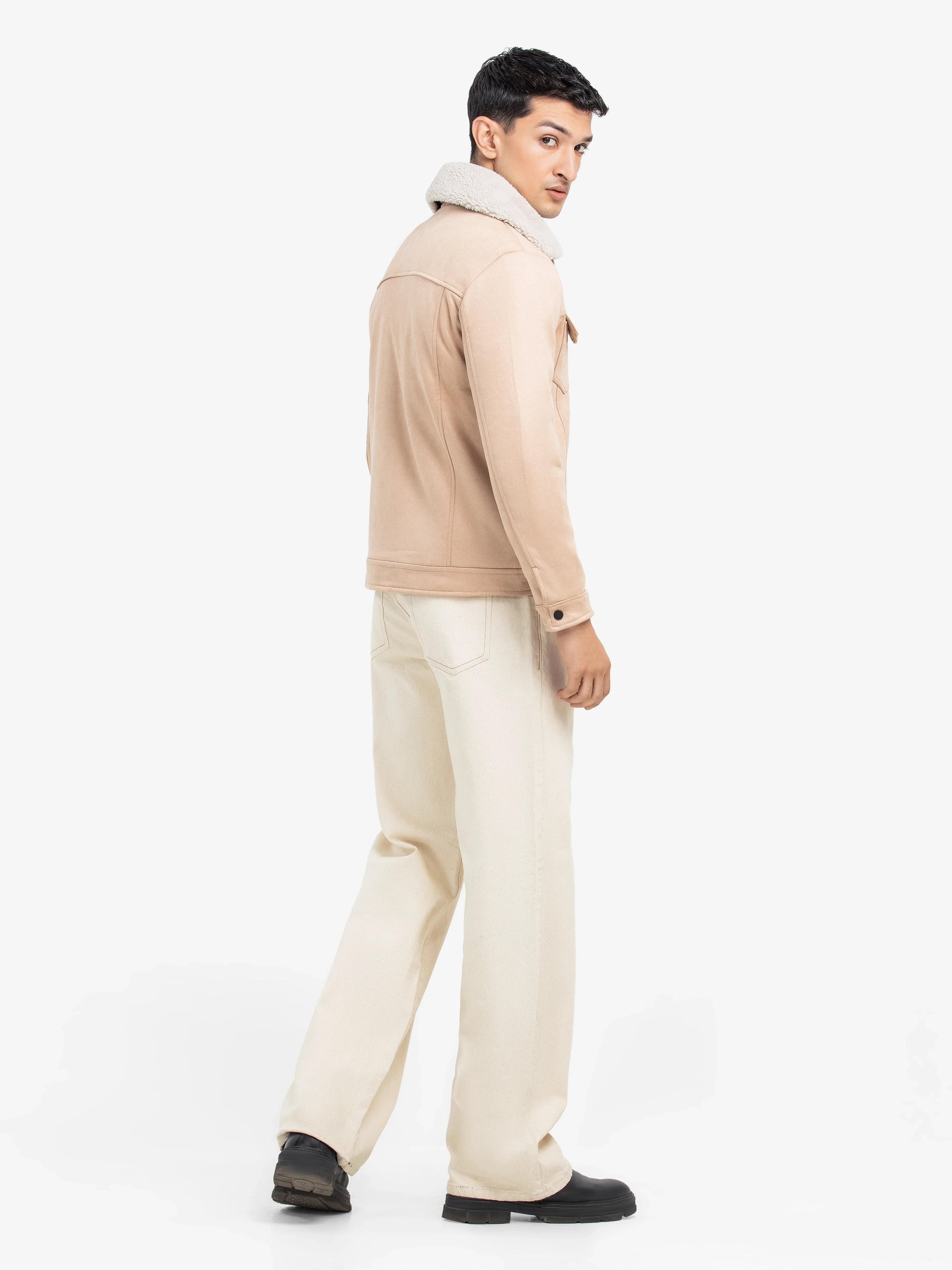 Men's Beige Jacket - EMTJ24-018 - Image 6