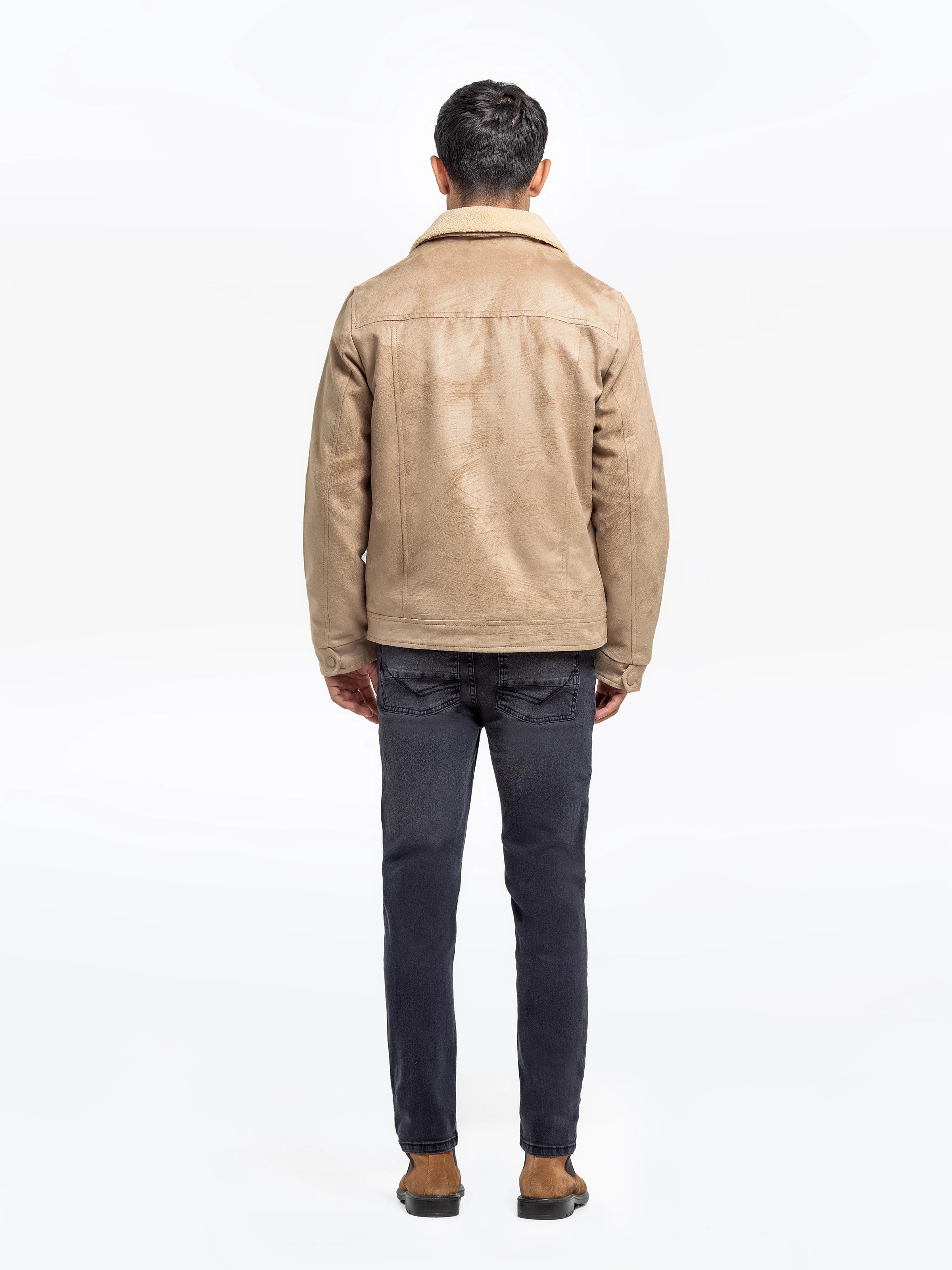 Men's Beige Jacket - EMTJ24-033 - Image 5