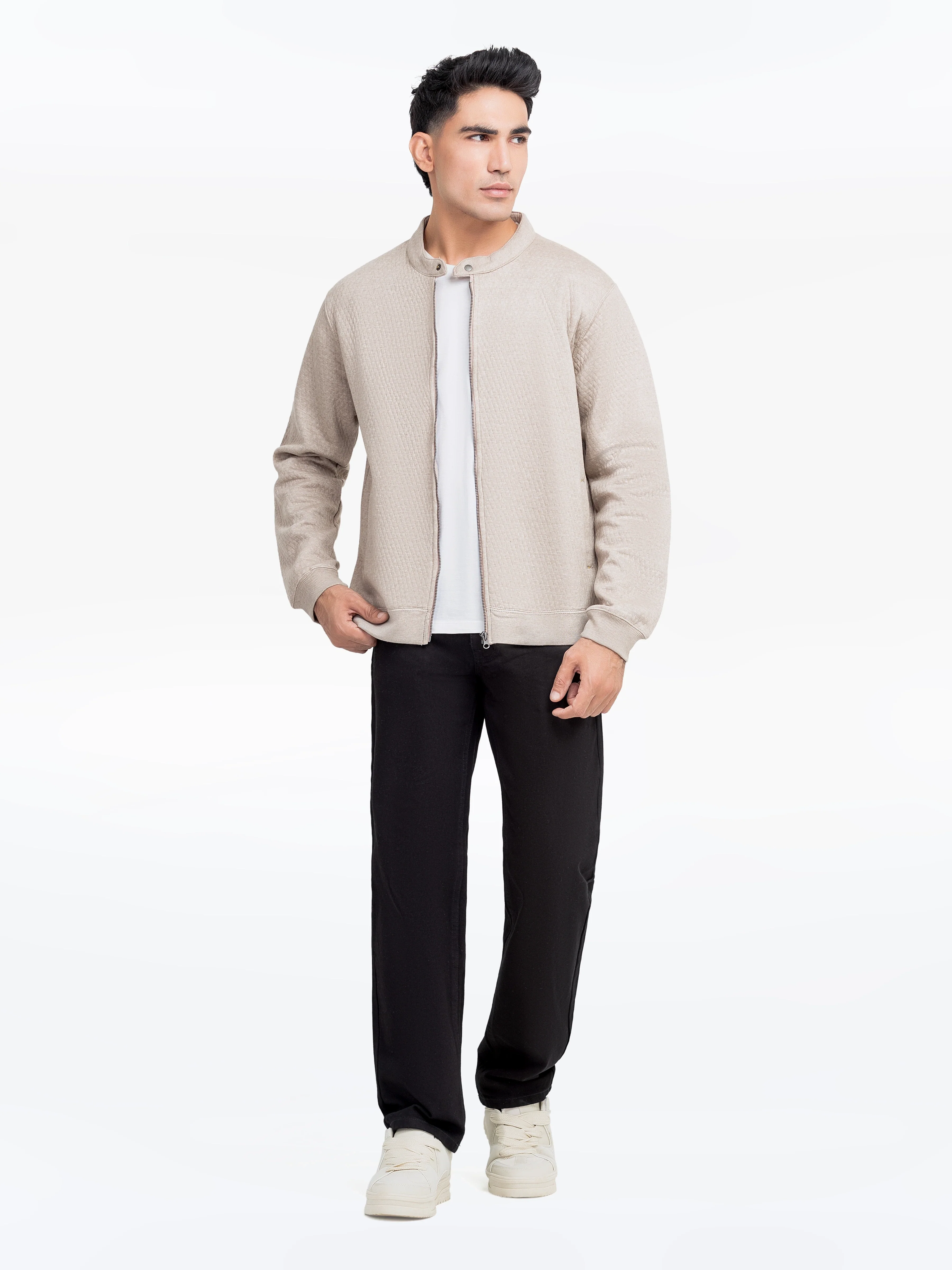 Men's Beige Jacket - EMTJK24-001 - Image 2