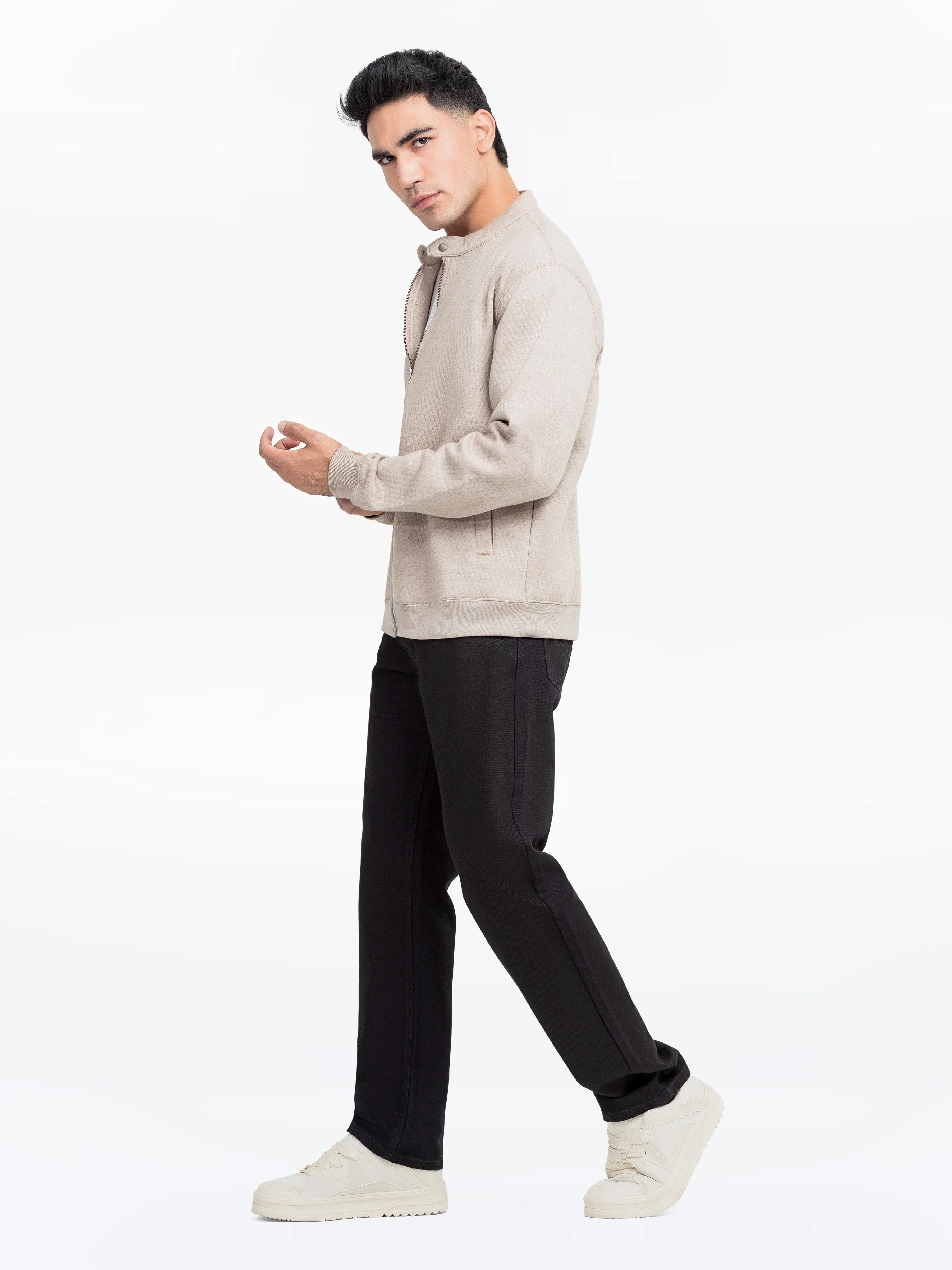 Men's Beige Jacket - EMTJK24-001 - Image 5