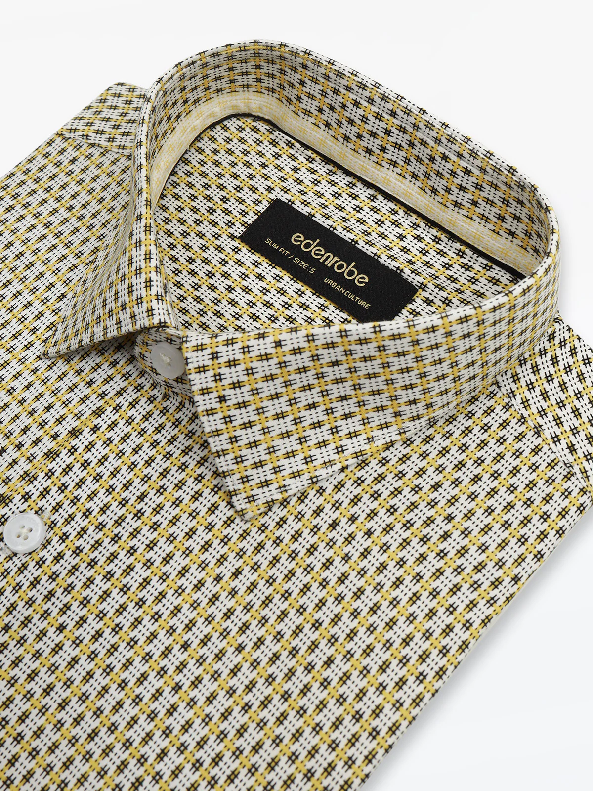 Men's Beige Multi Shirt - EMTSUC24-206 - Image 4
