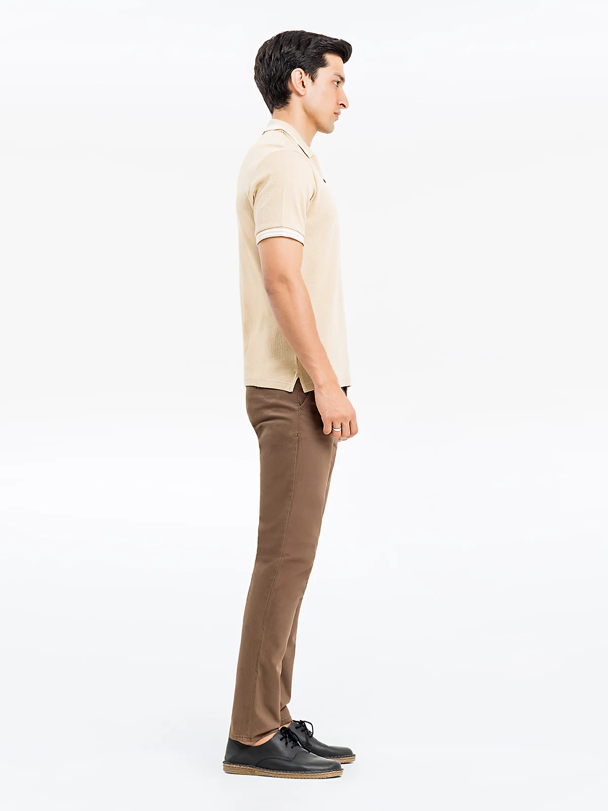 Men's Beige Polo Shirt - EMTPS24-063 - Image 5
