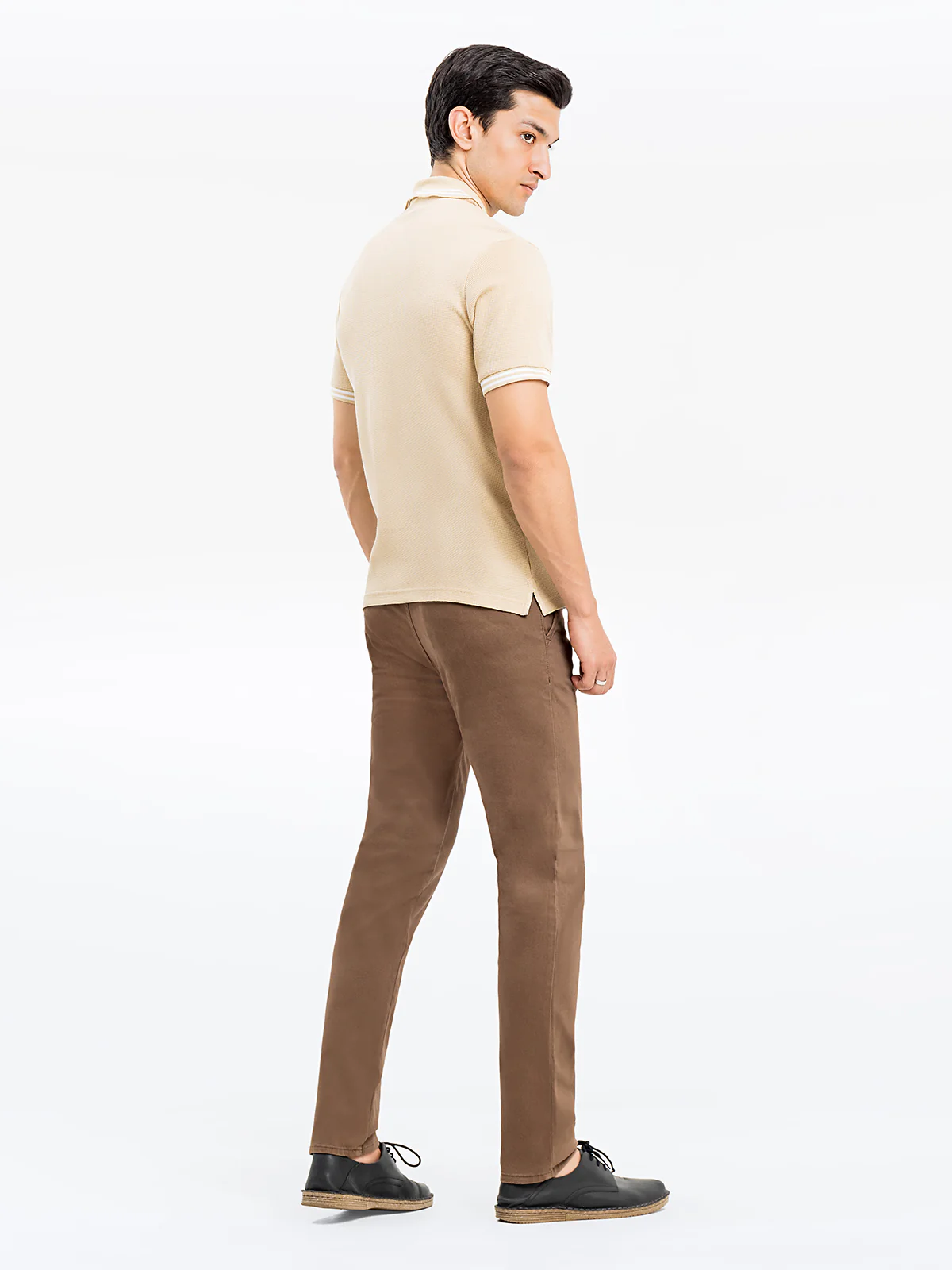 Men's Beige Polo Shirt - EMTPS24-063 - Image 6