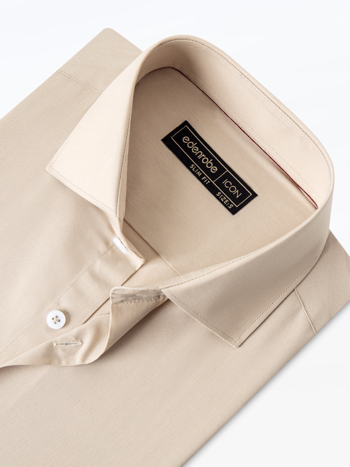 Men's Beige Shirt - EMTSI24-50690 - Image 2
