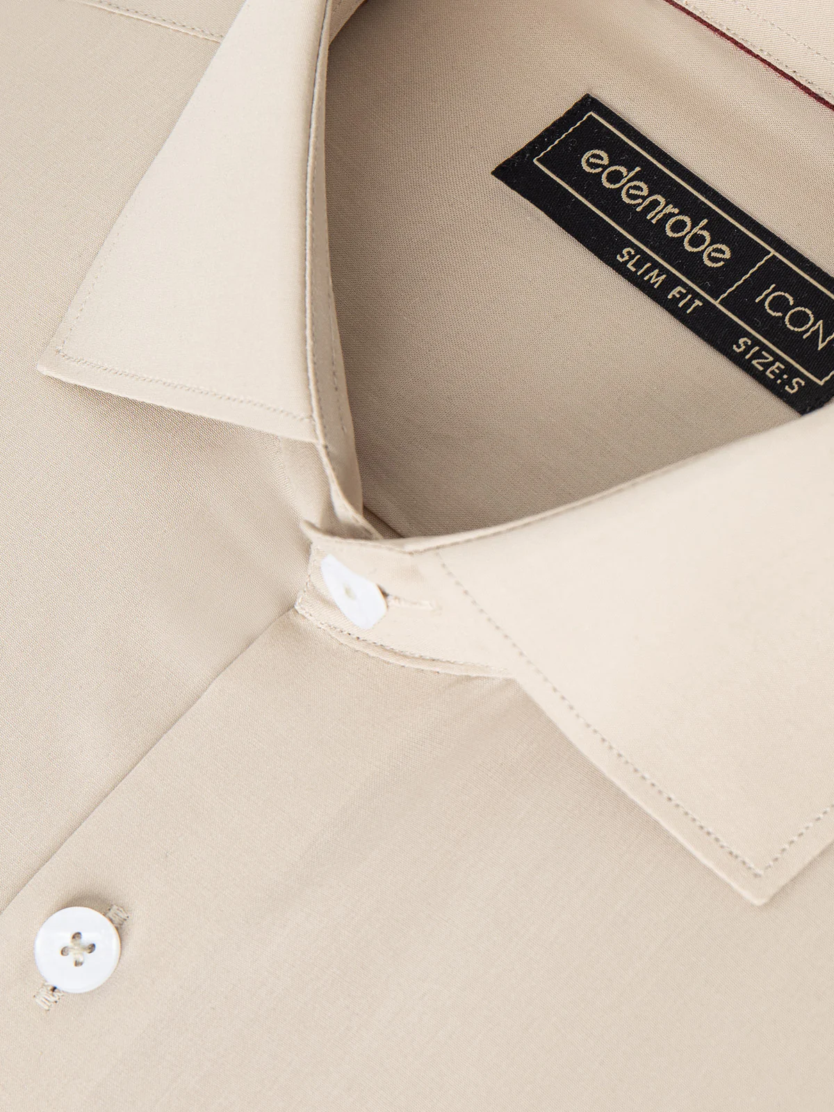 Men's Beige Shirt - EMTSI24-50690 - Image 3