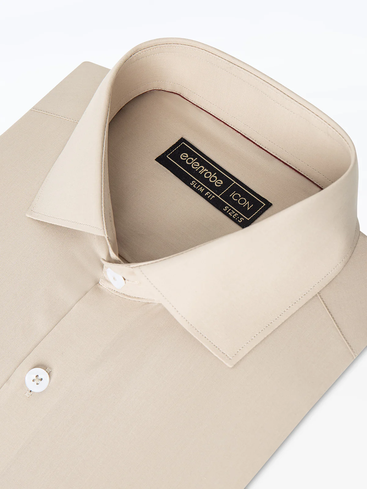 Men's Beige Shirt - EMTSI24-50690 - Image 4