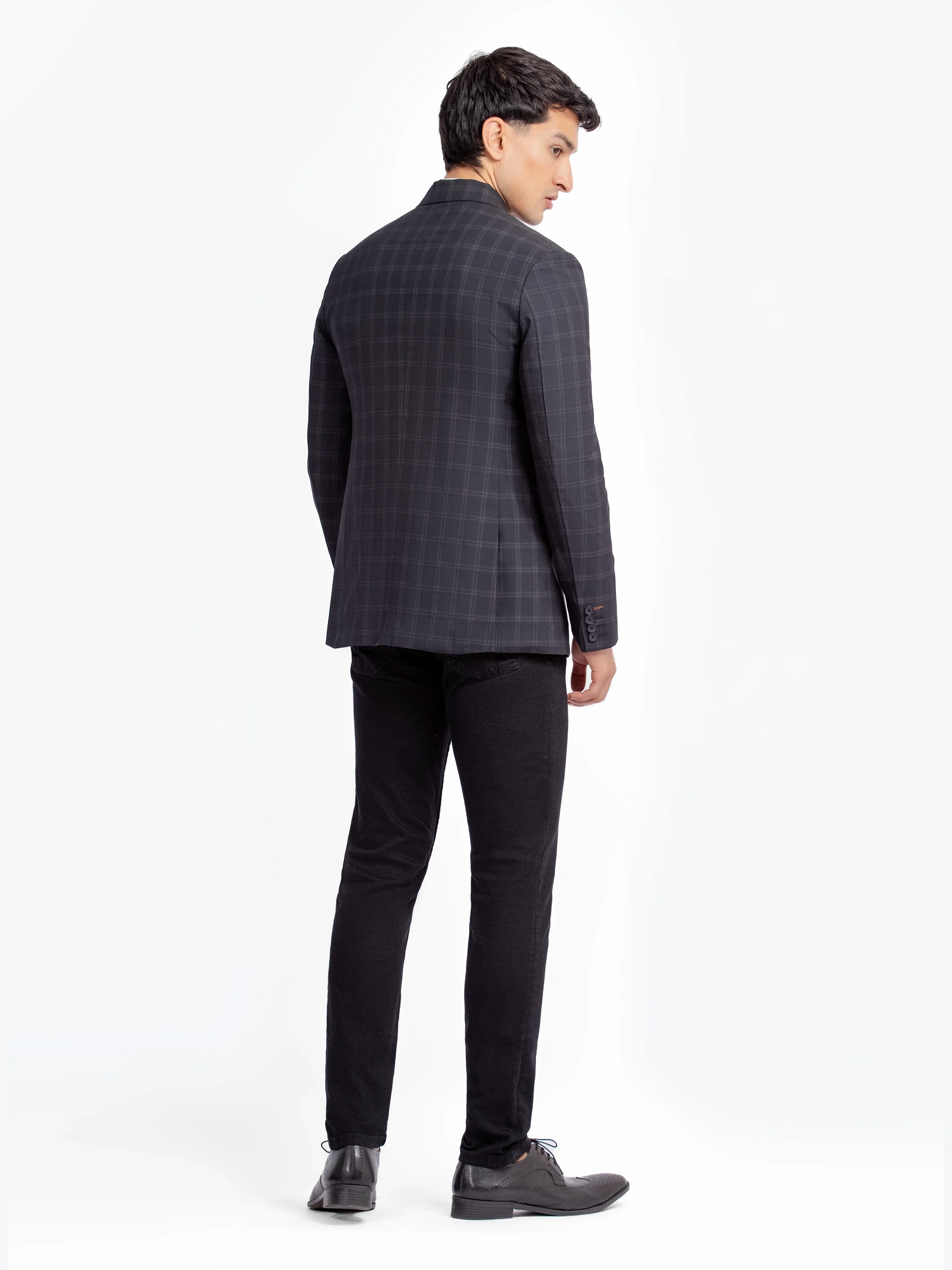 Men's Black Blazer - EMTB24-6857 - Image 5