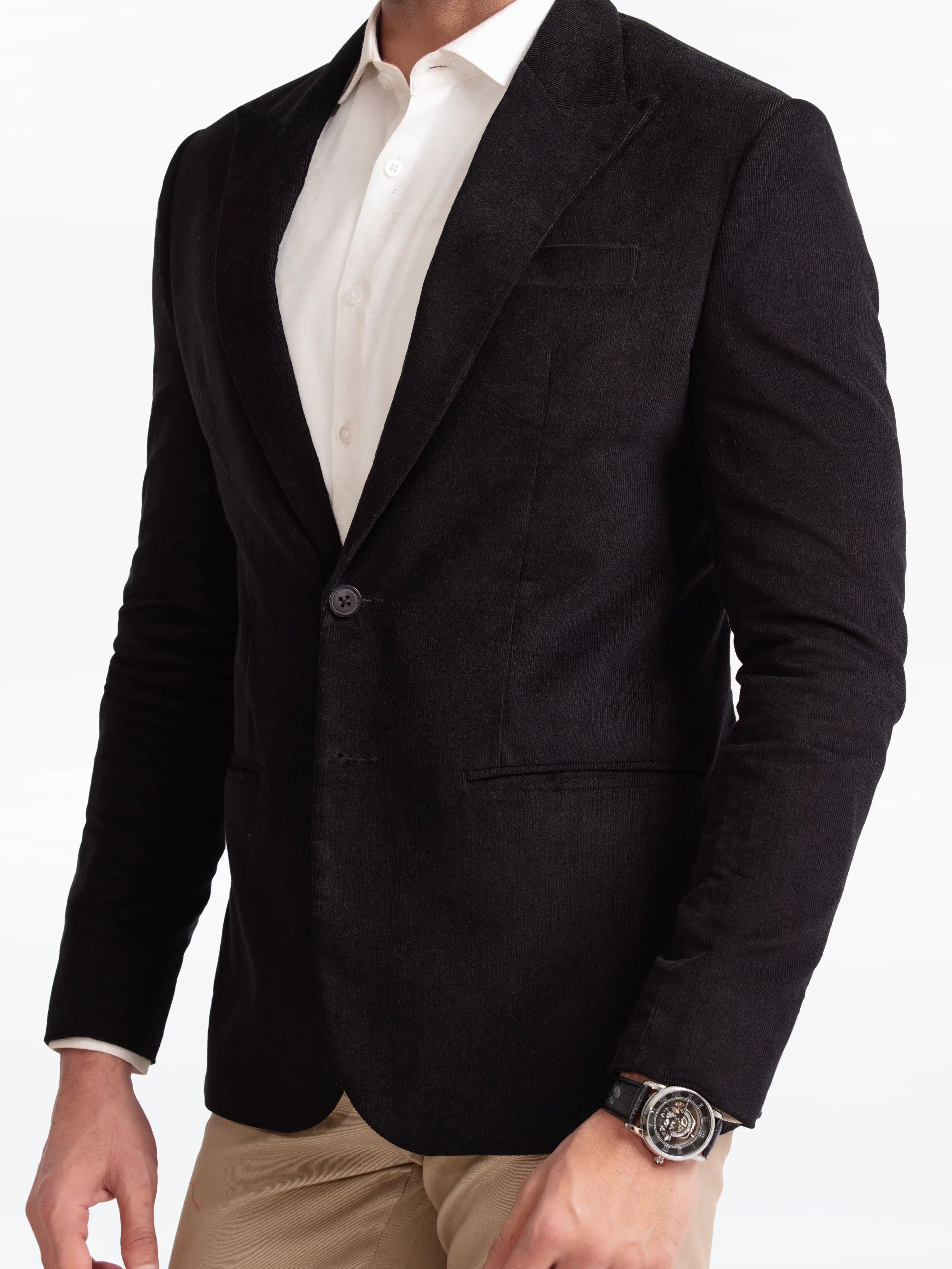 Men's Black Blazer - EMTB24-6863 - Image 4