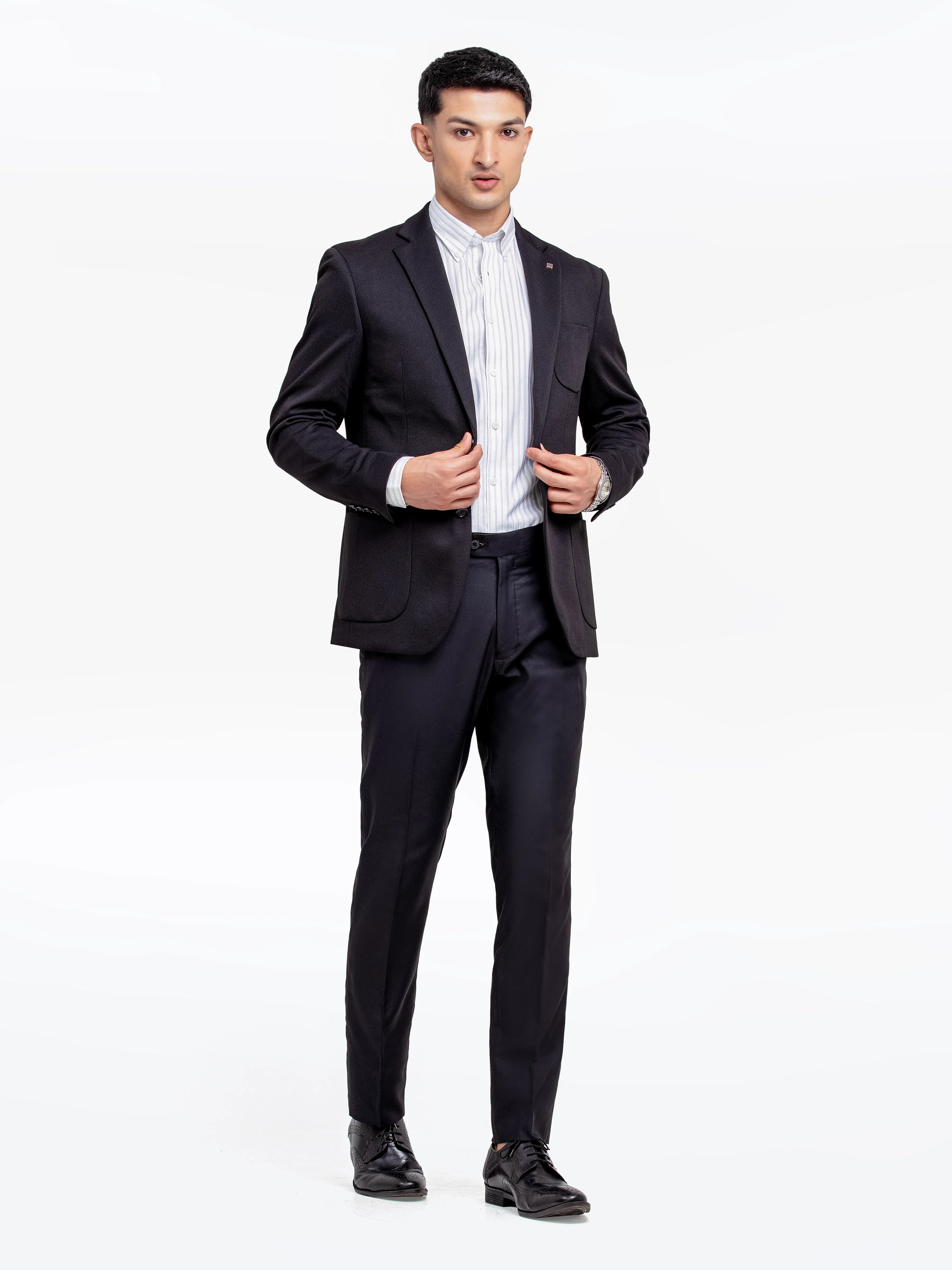 Men's Black Blazer - EMTB24-6868 - Image 2