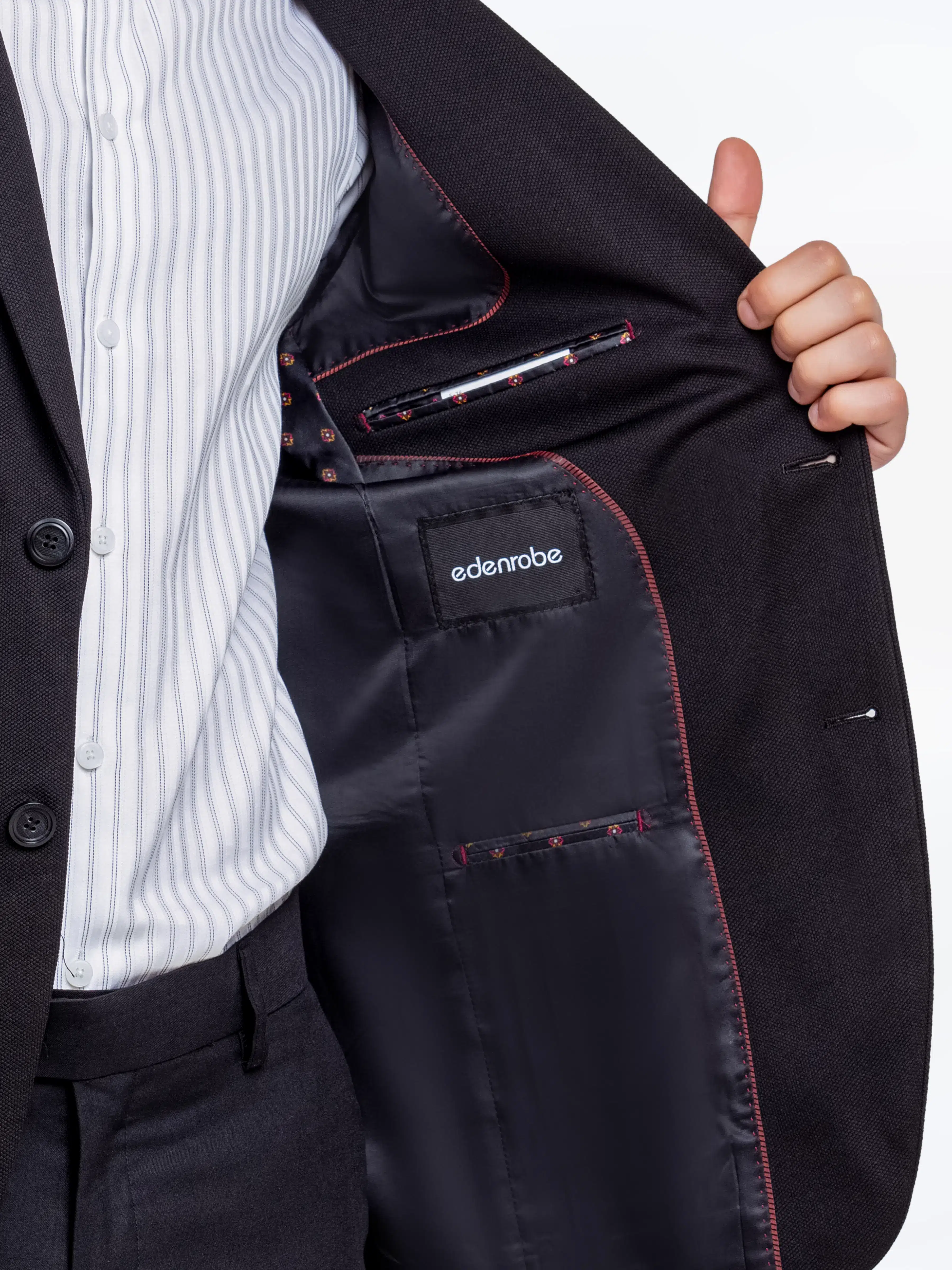 Men's Black Blazer - EMTB24-6868 - Image 5
