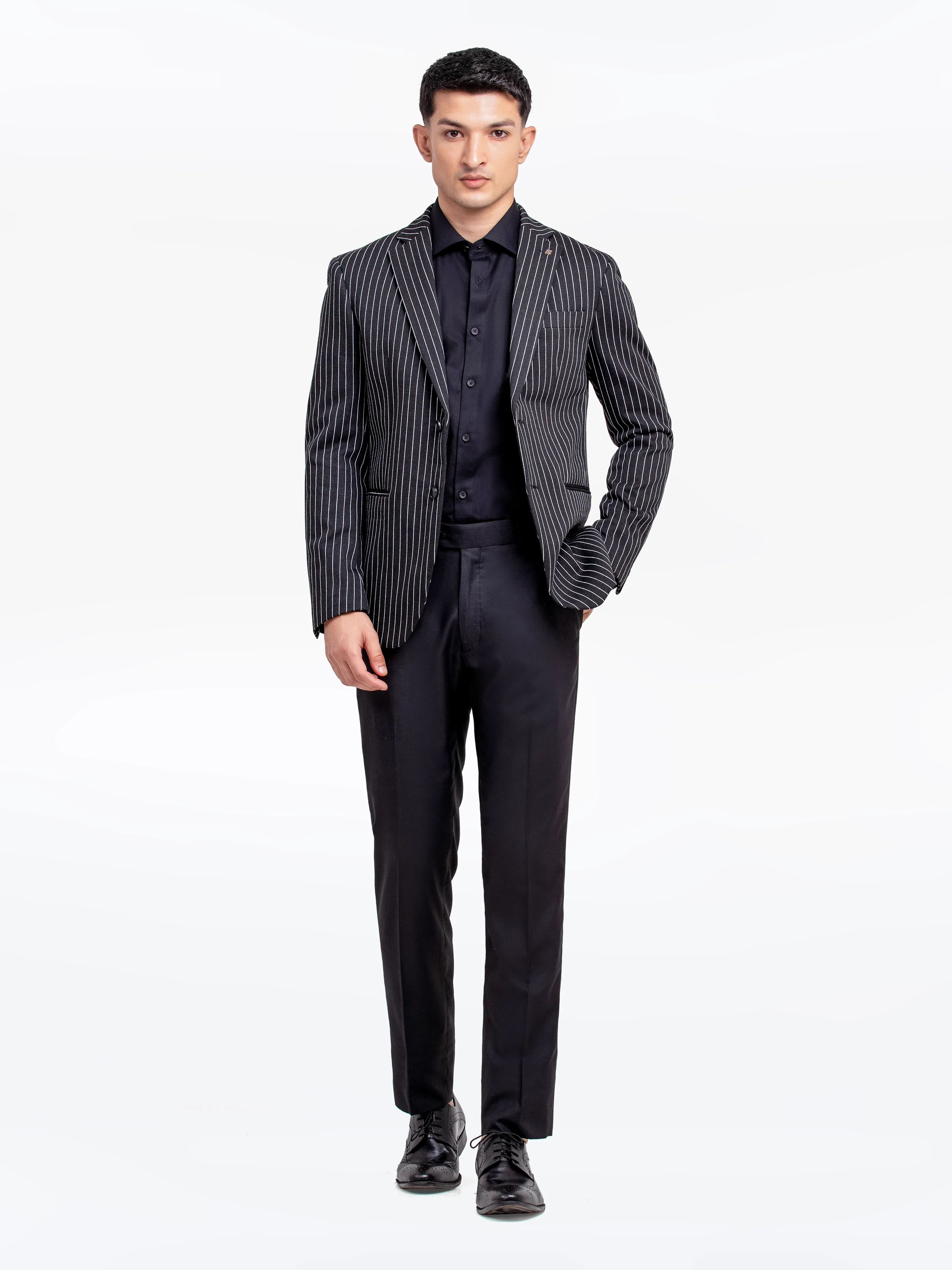 Men's Black Blazer - EMTB24-6869 - Image 2