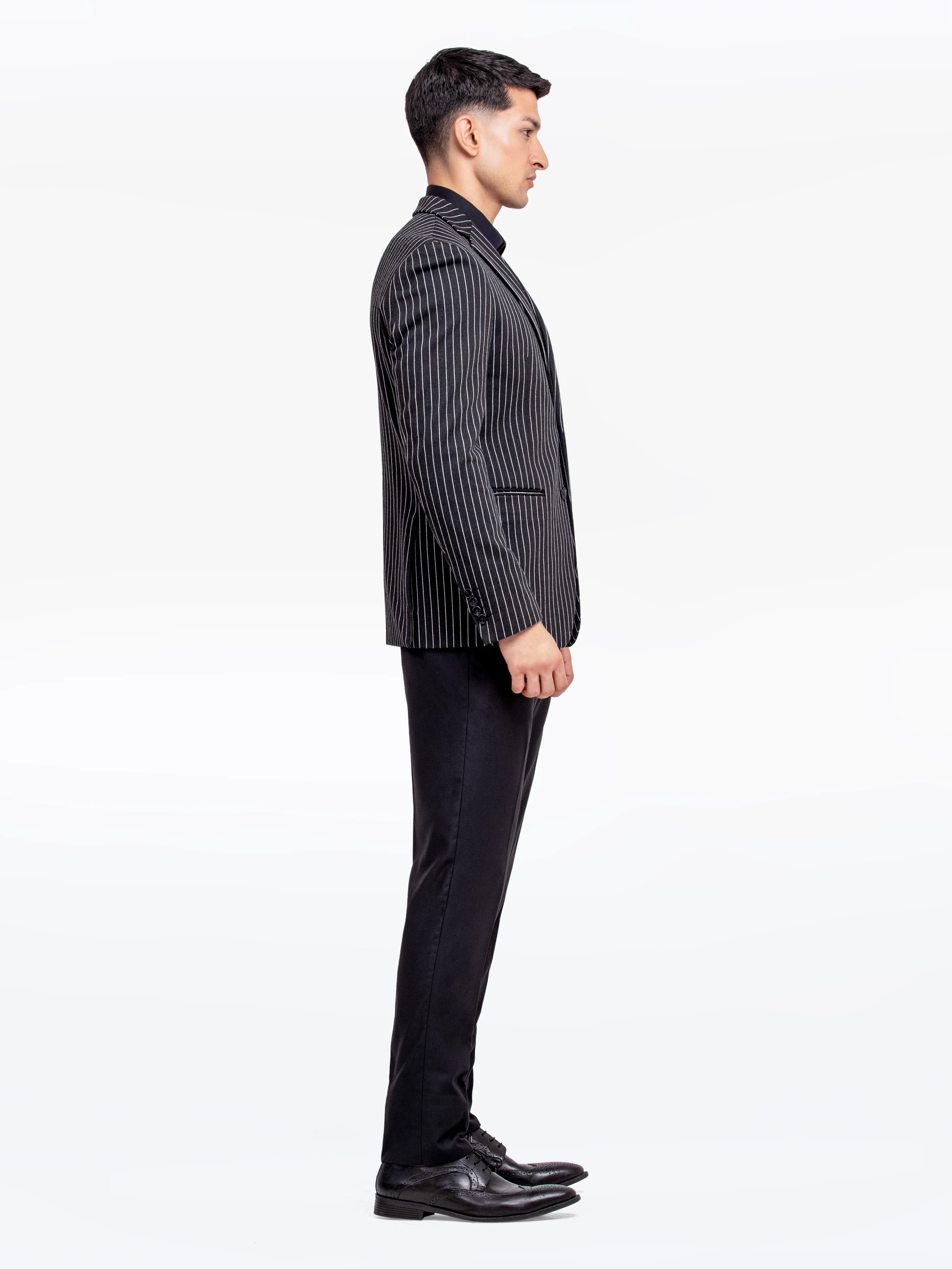 Men's Black Blazer - EMTB24-6869 - Image 5