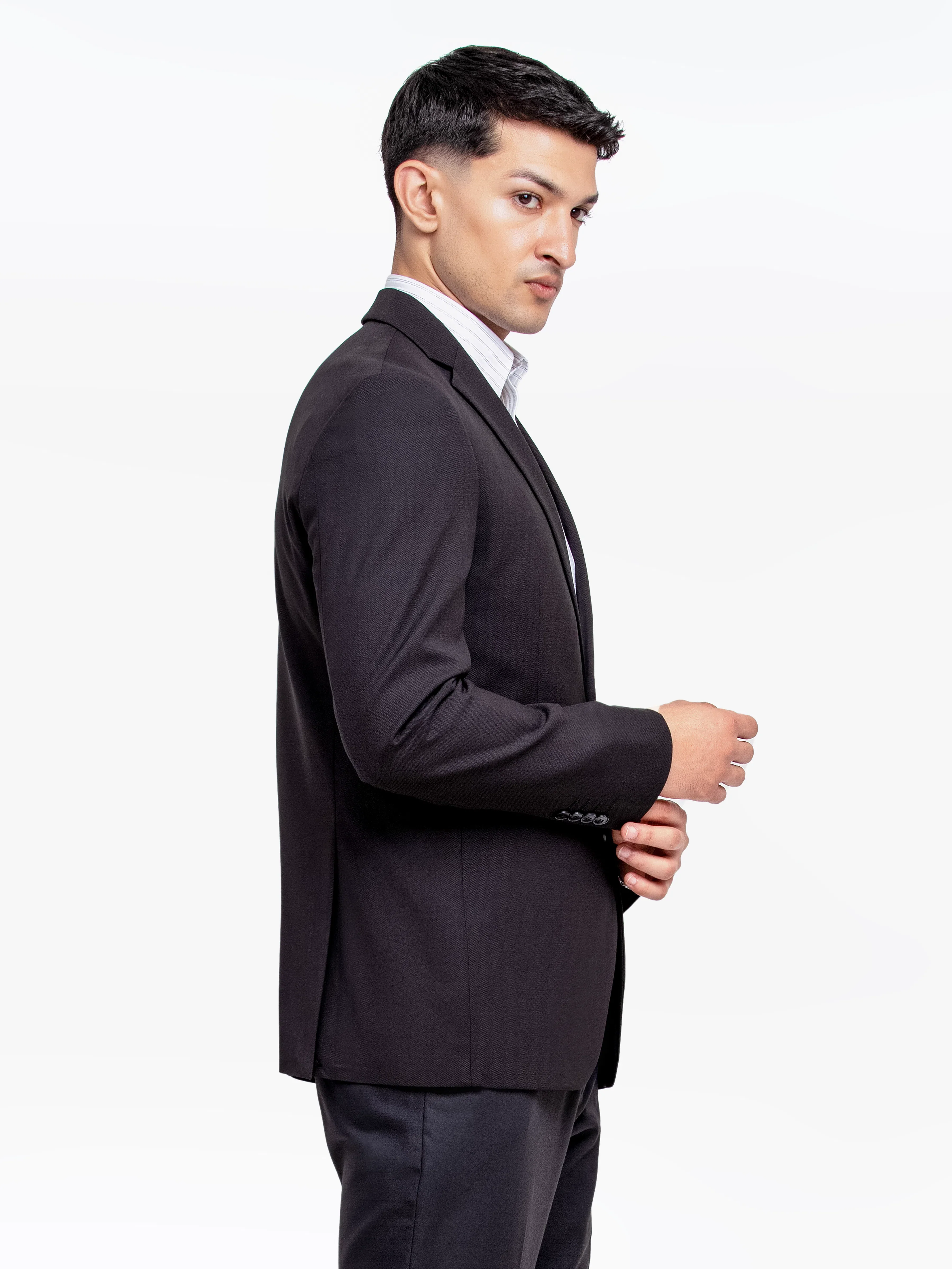 Men's Black Blazer - EMTB24-6871 - Image 6