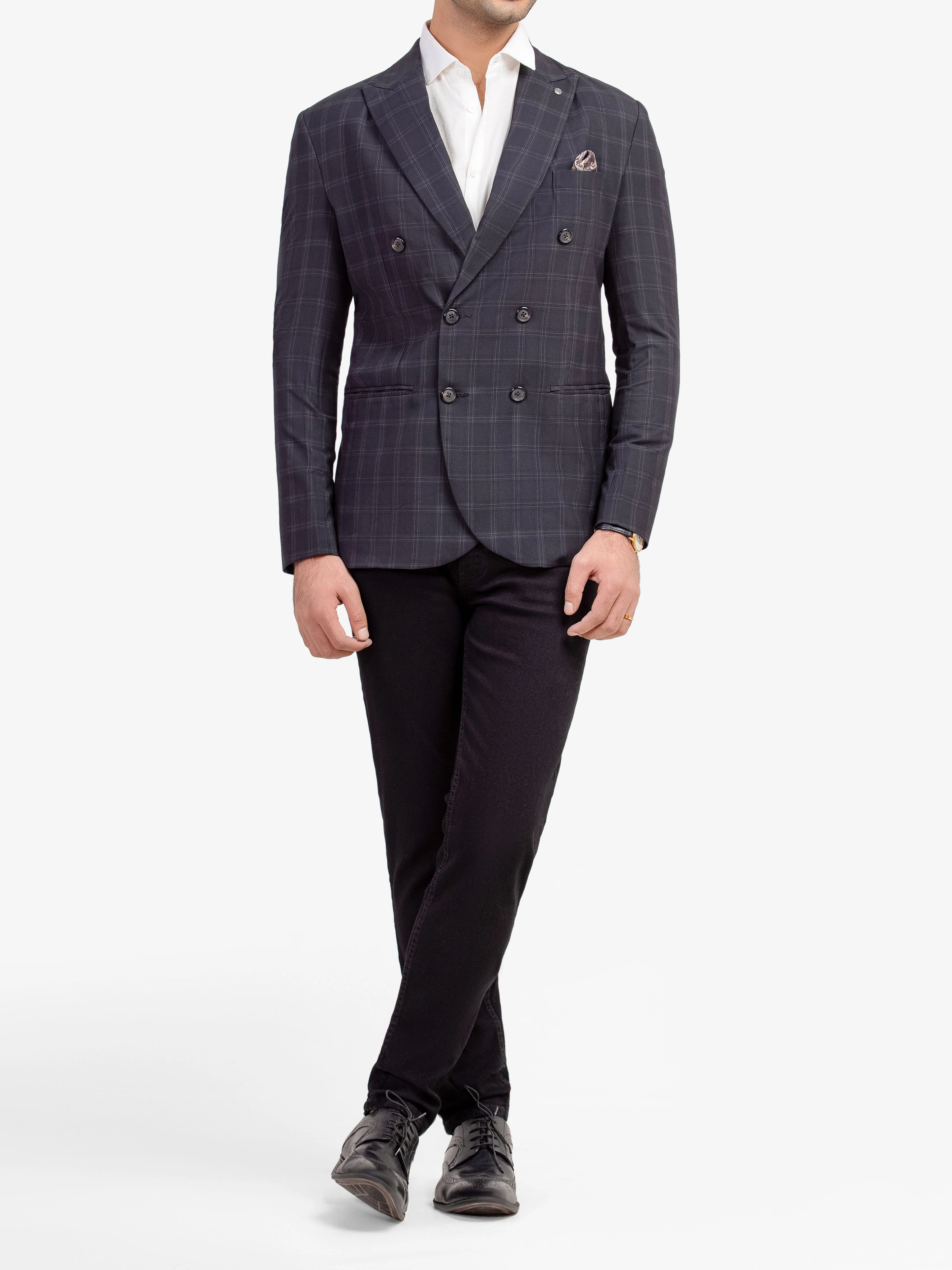 Men's Black Blazer - EMTB5-6810 - Image 2