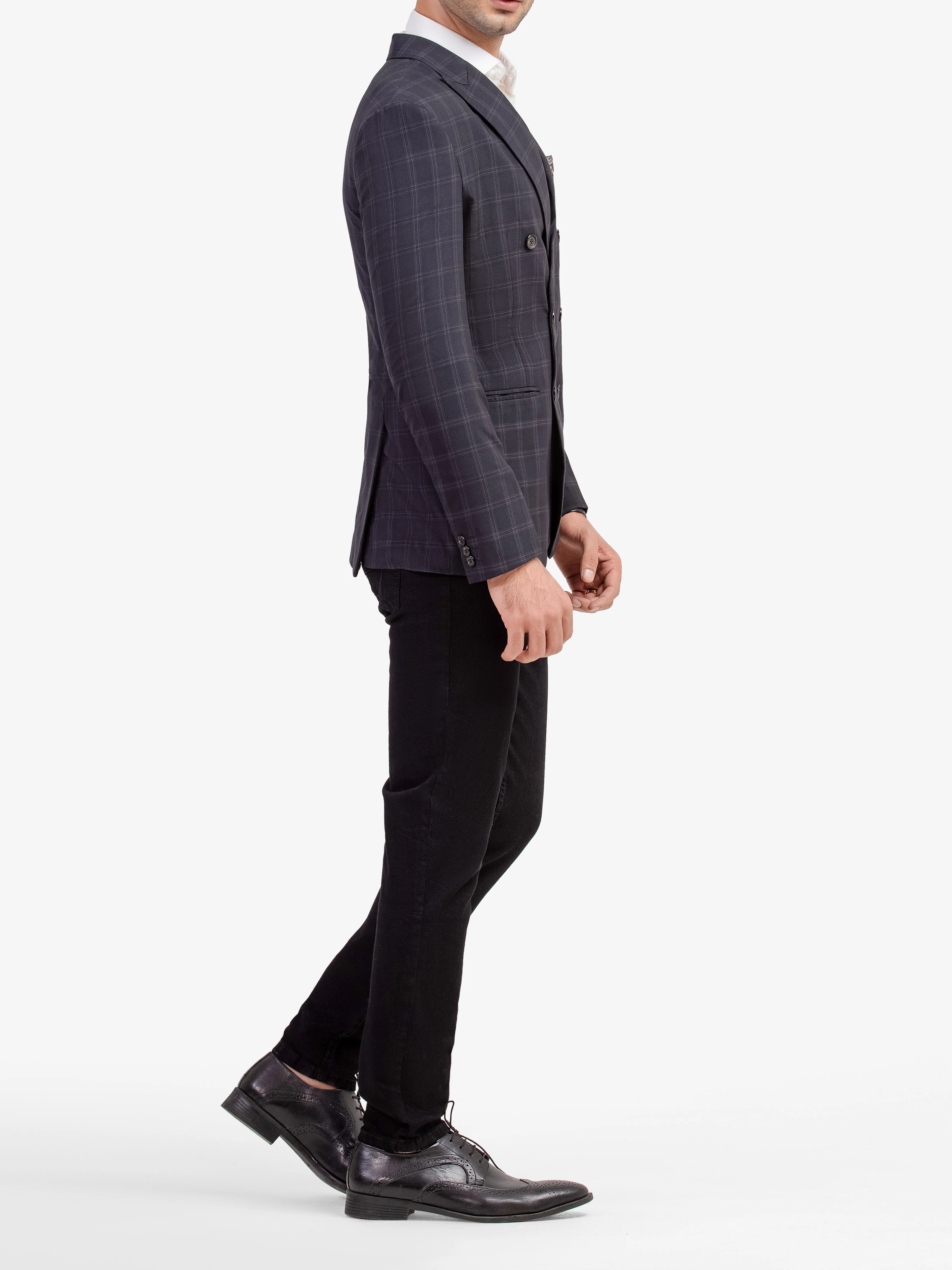 Men's Black Blazer - EMTB5-6810 - Image 4