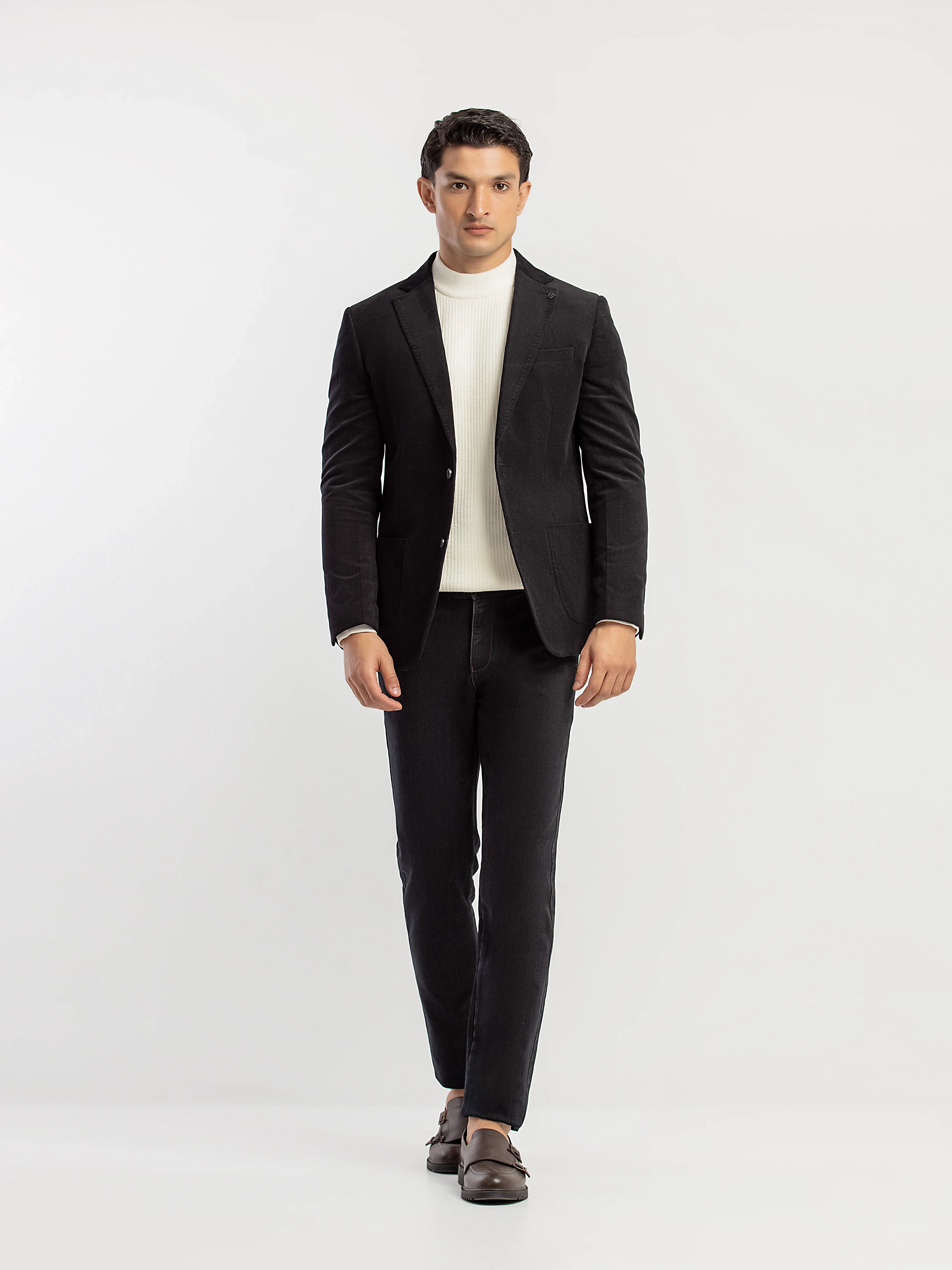 Men's Black Blazer - EMTB5-6890 - Image 2