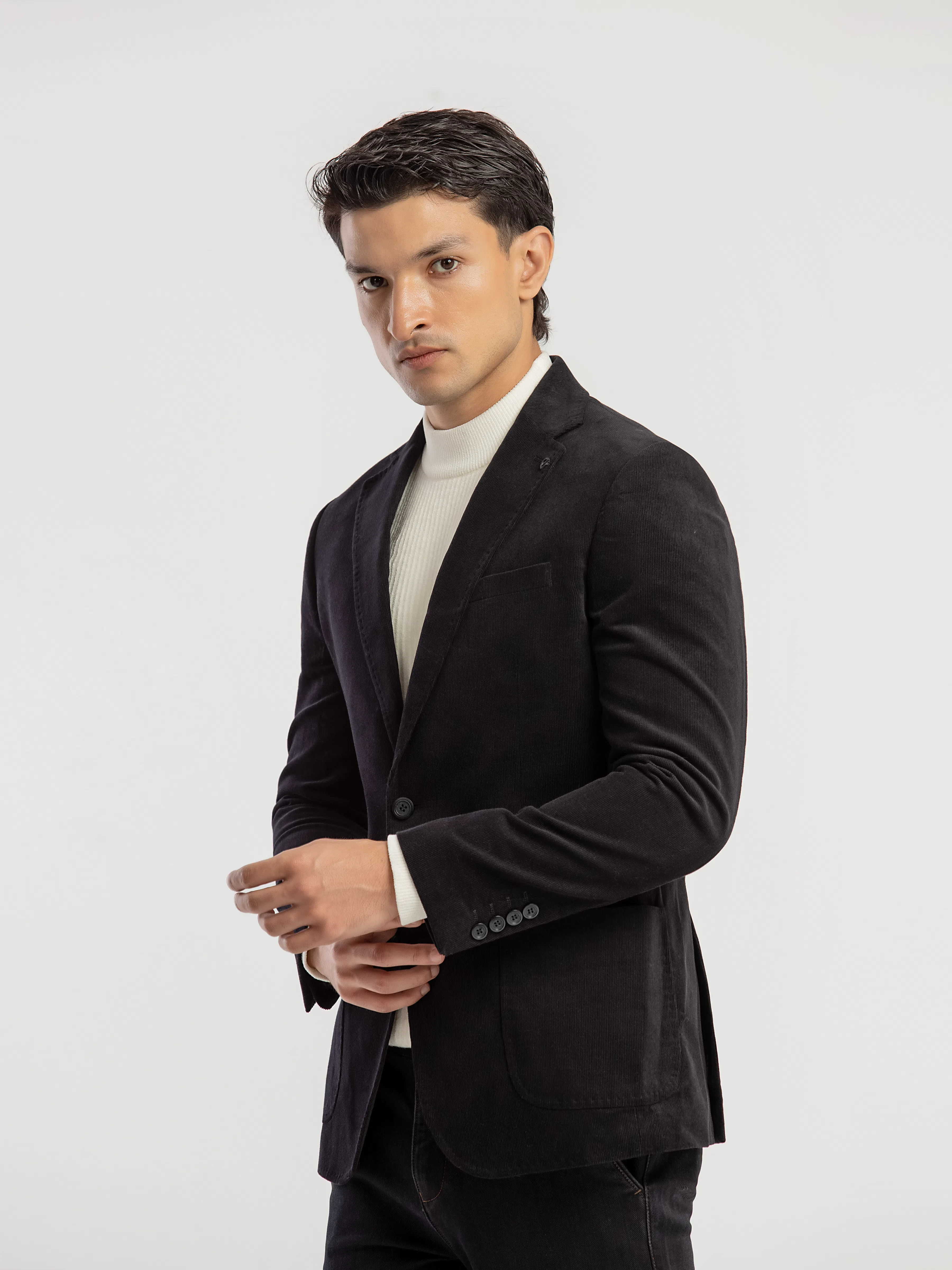 Men's Black Blazer - EMTB5-6890 - Image 3