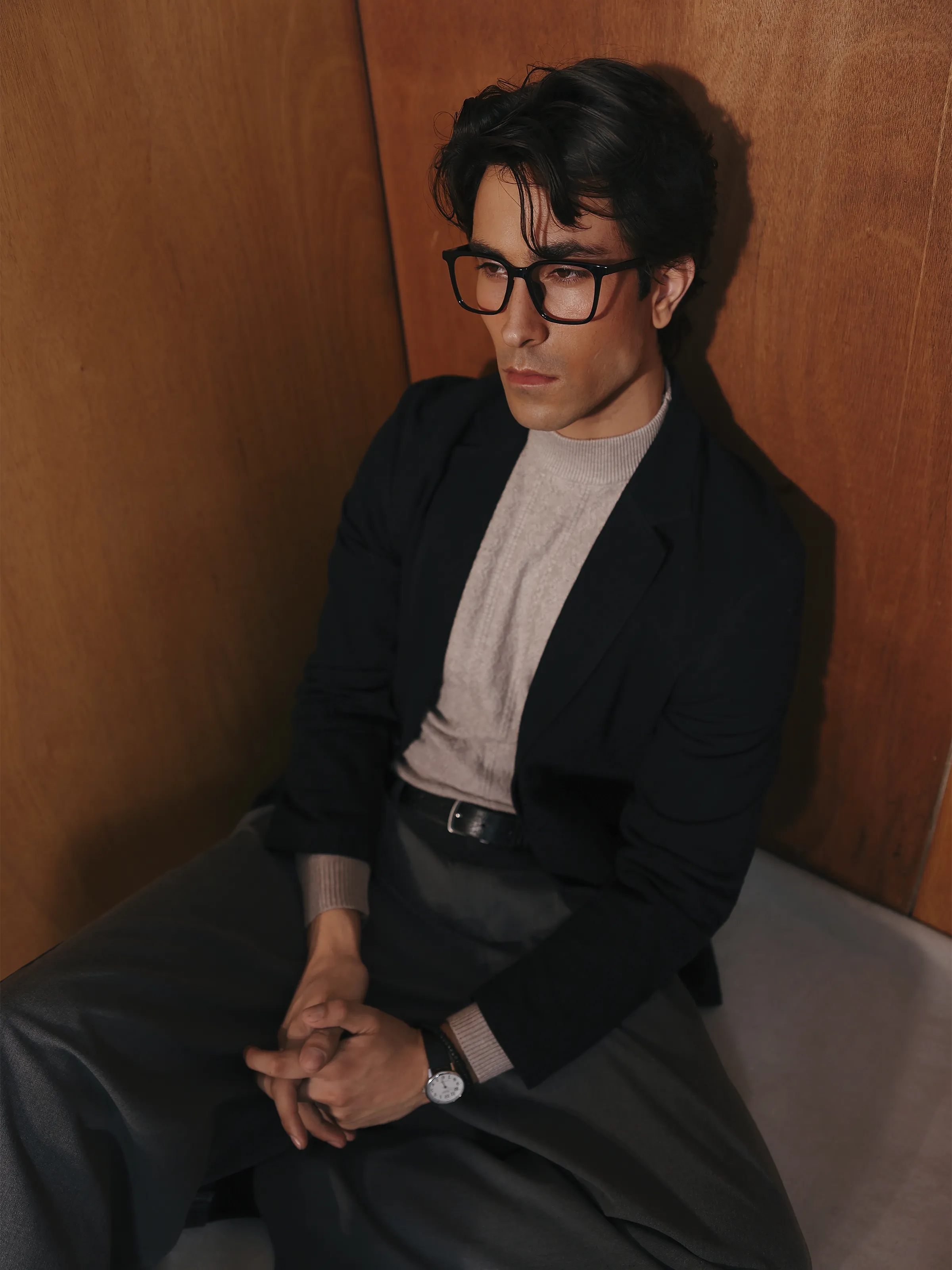 Men's Black Blazer - EMTB5-6905 - Image 4