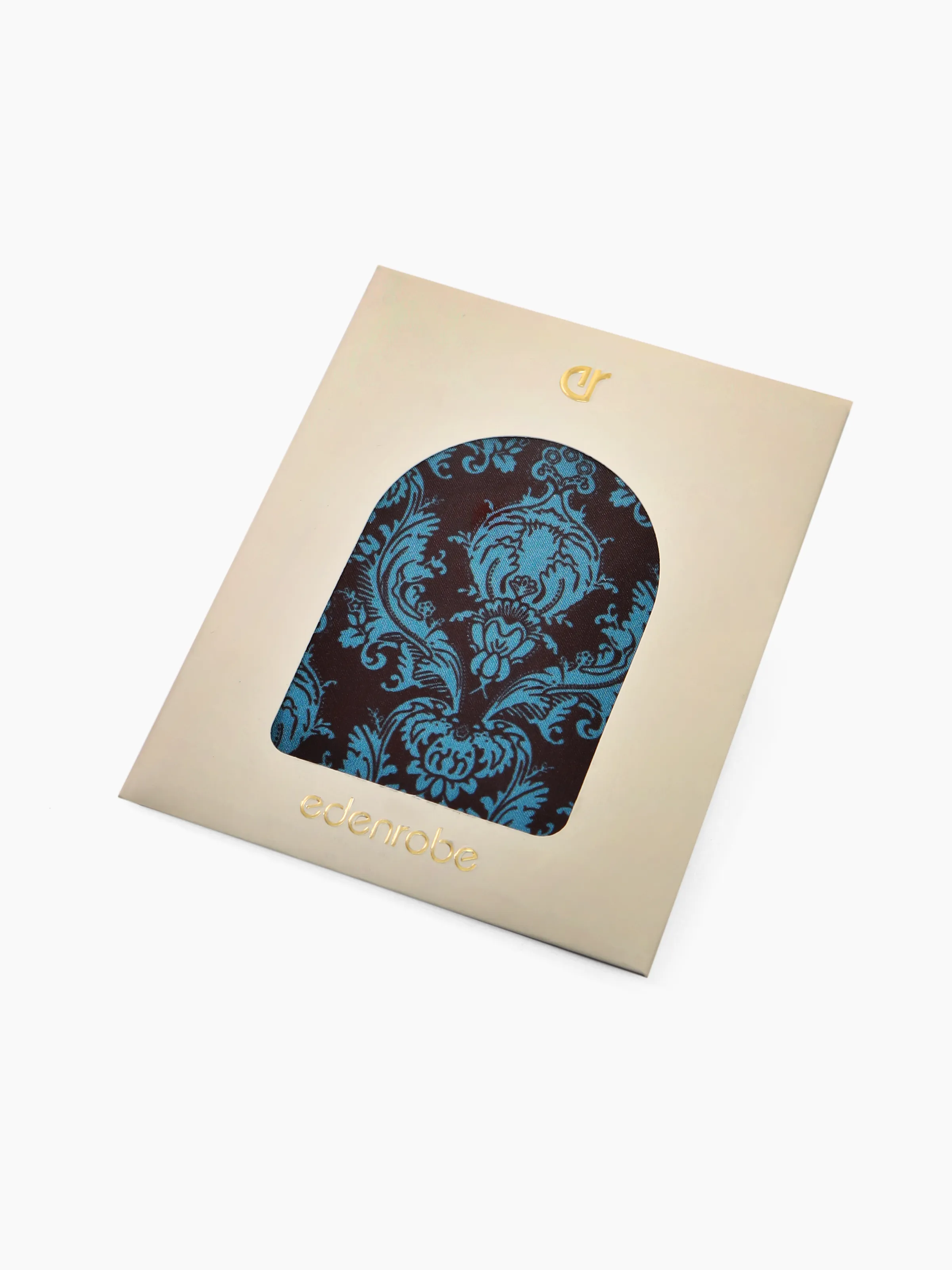 Men's Black & Blue Pocket Square - EAMPS5-002 - Image 3
