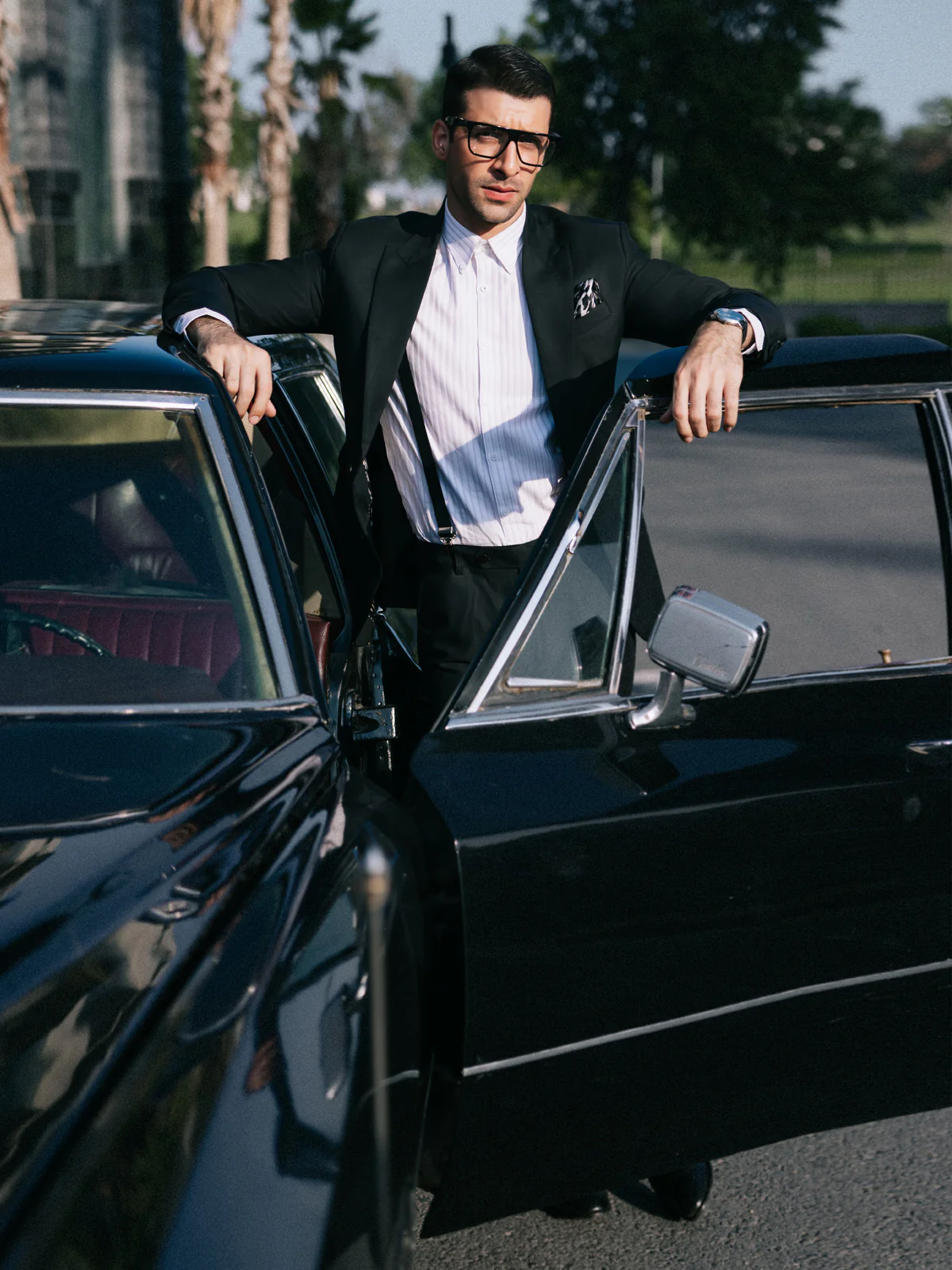 Men's Black Coat Pant - EMTCP23-6845 - Image 4