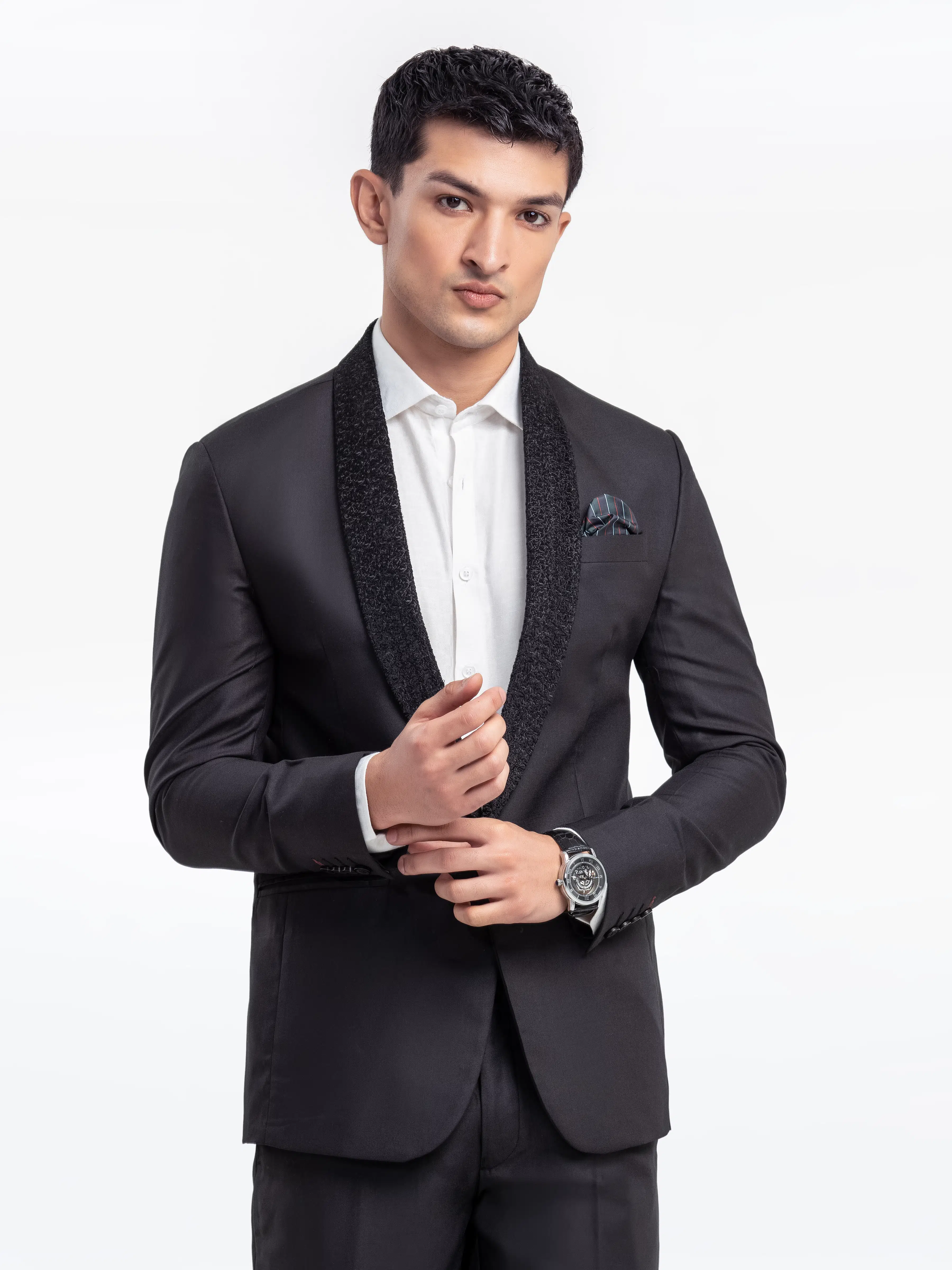 Men's Black Coat Pant - EMTCPC24-6856 - Image 2