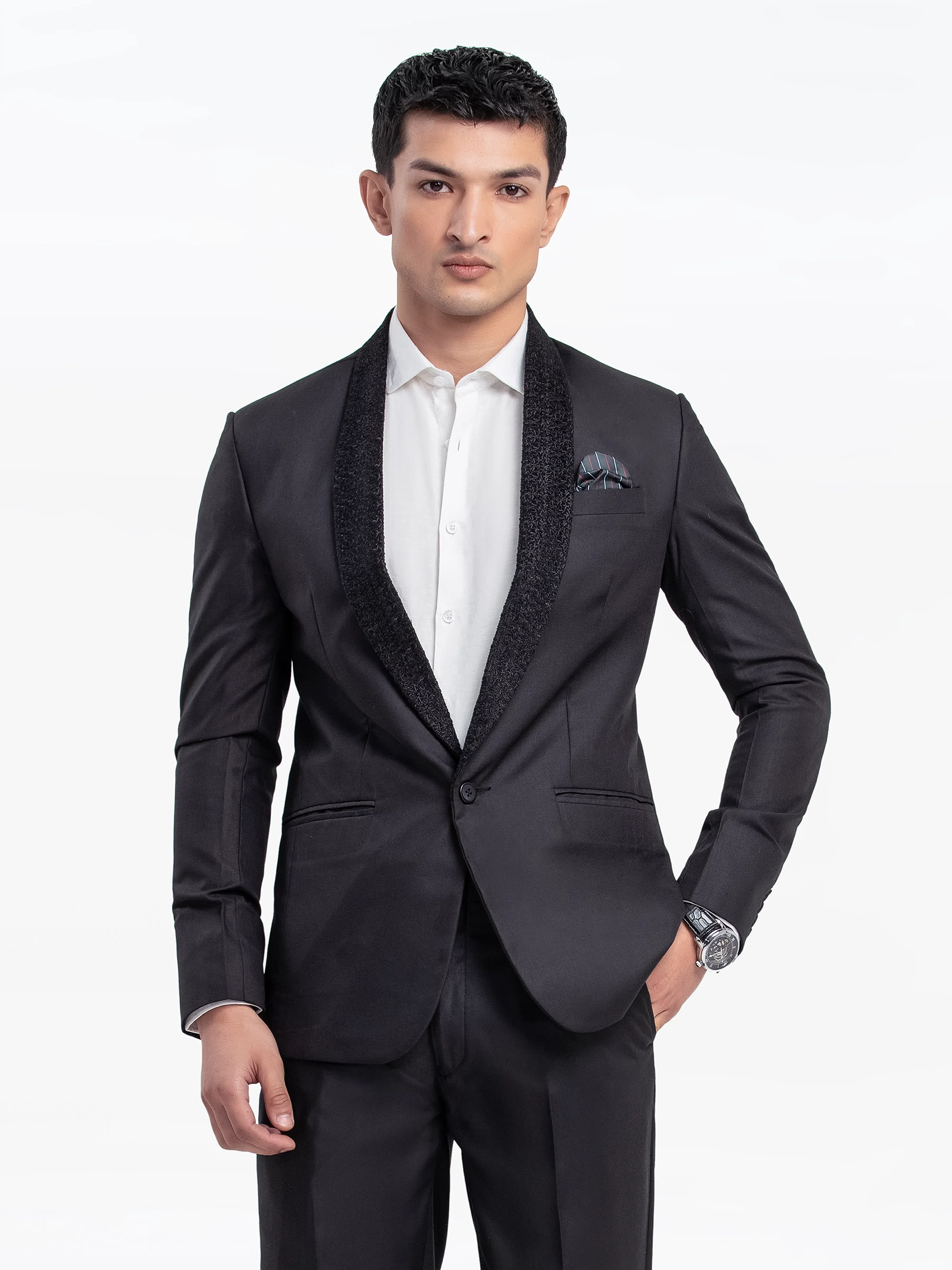 Men's Black Coat Pant - EMTCPC24-6856 - Image 3