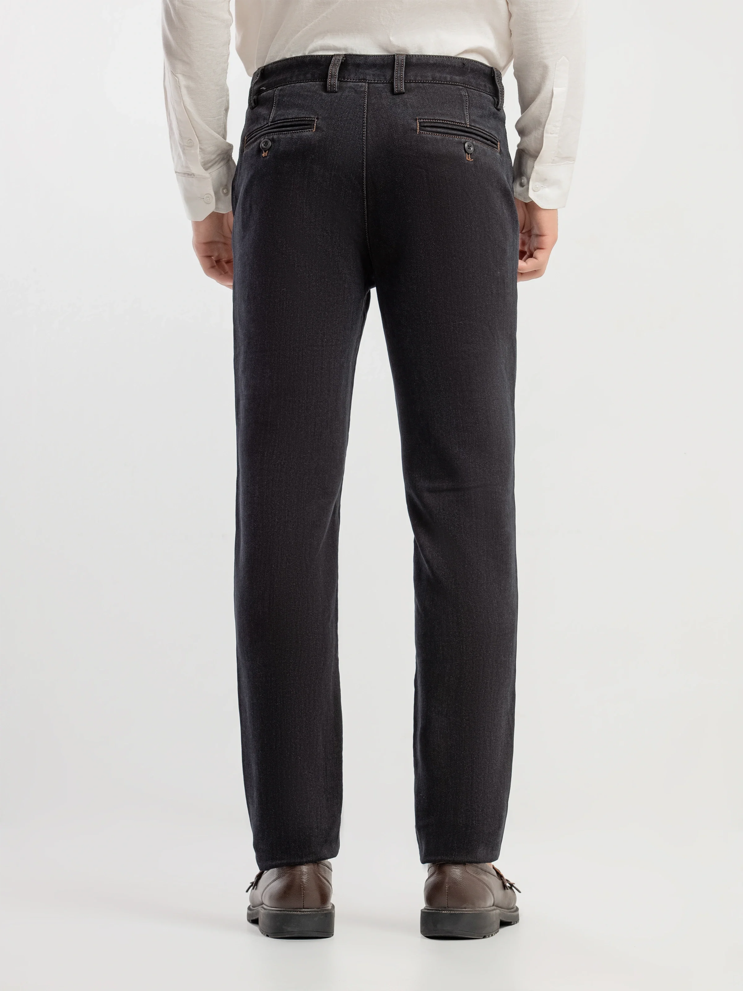 Men's Black Denim Pant - EMBPD6-001 - Image 6